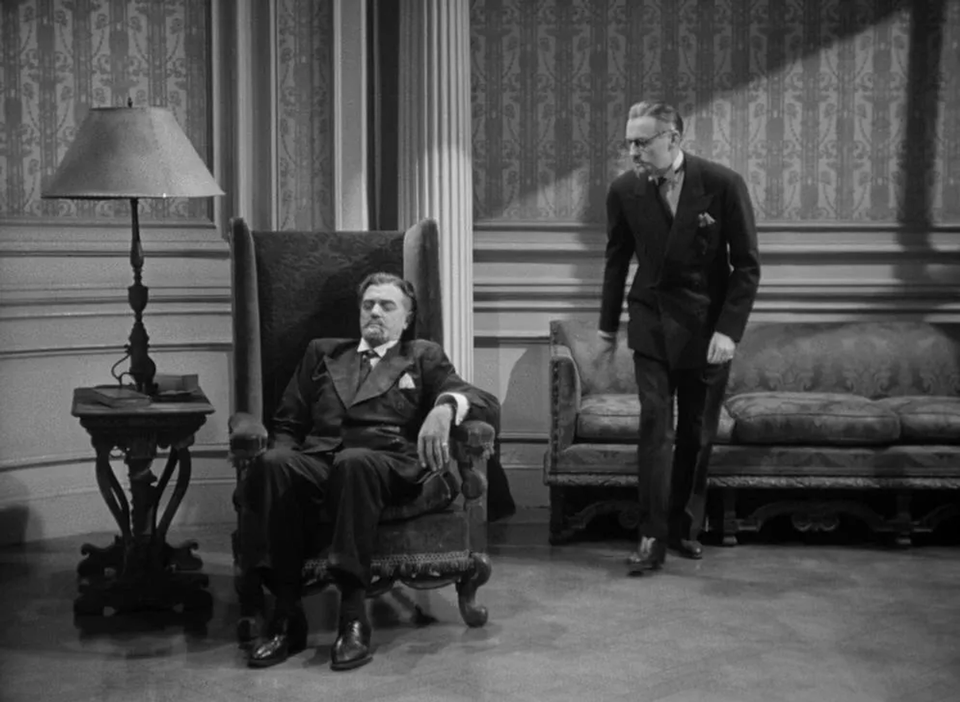 Jack Benny and Stanley Ridges in To Be or Not to Be (1942)