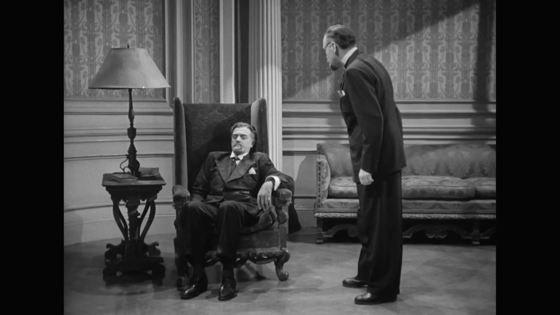 Jack Benny and Stanley Ridges in To Be or Not to Be (1942)