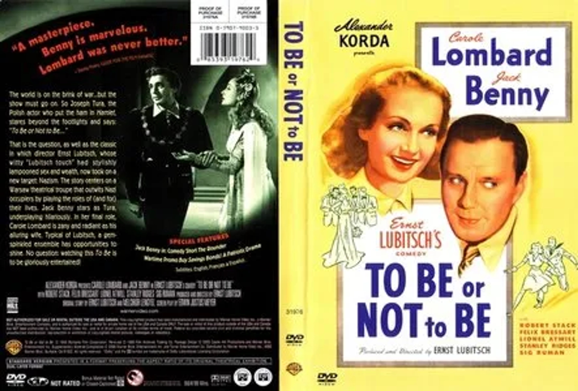 Jack Benny and Carole Lombard in To Be or Not to Be (1942)