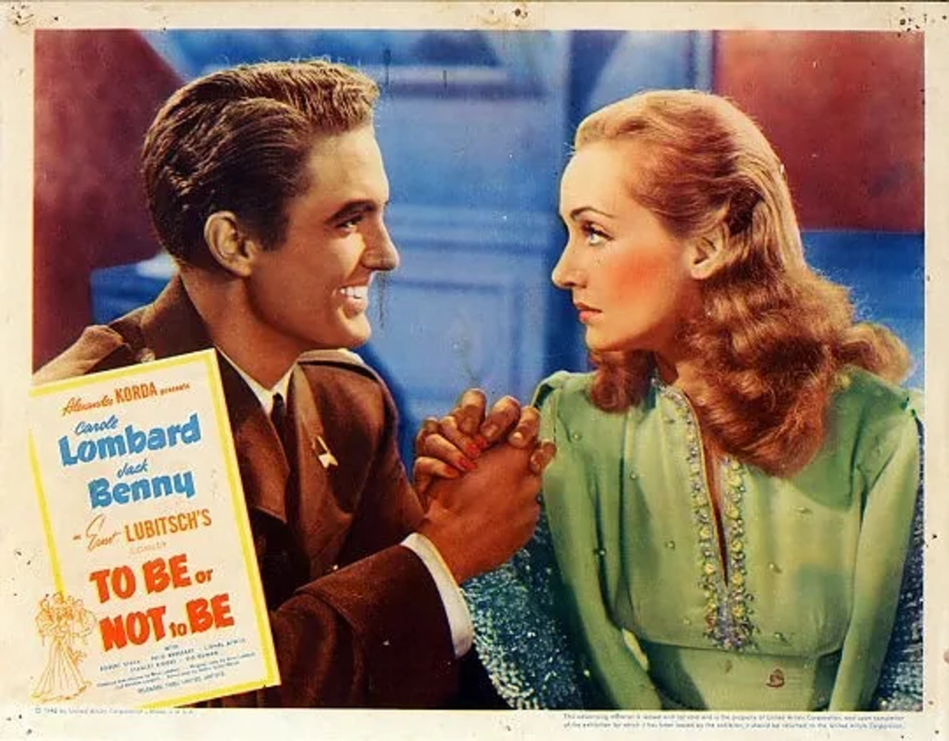 Carole Lombard and Robert Stack in To Be or Not to Be (1942)