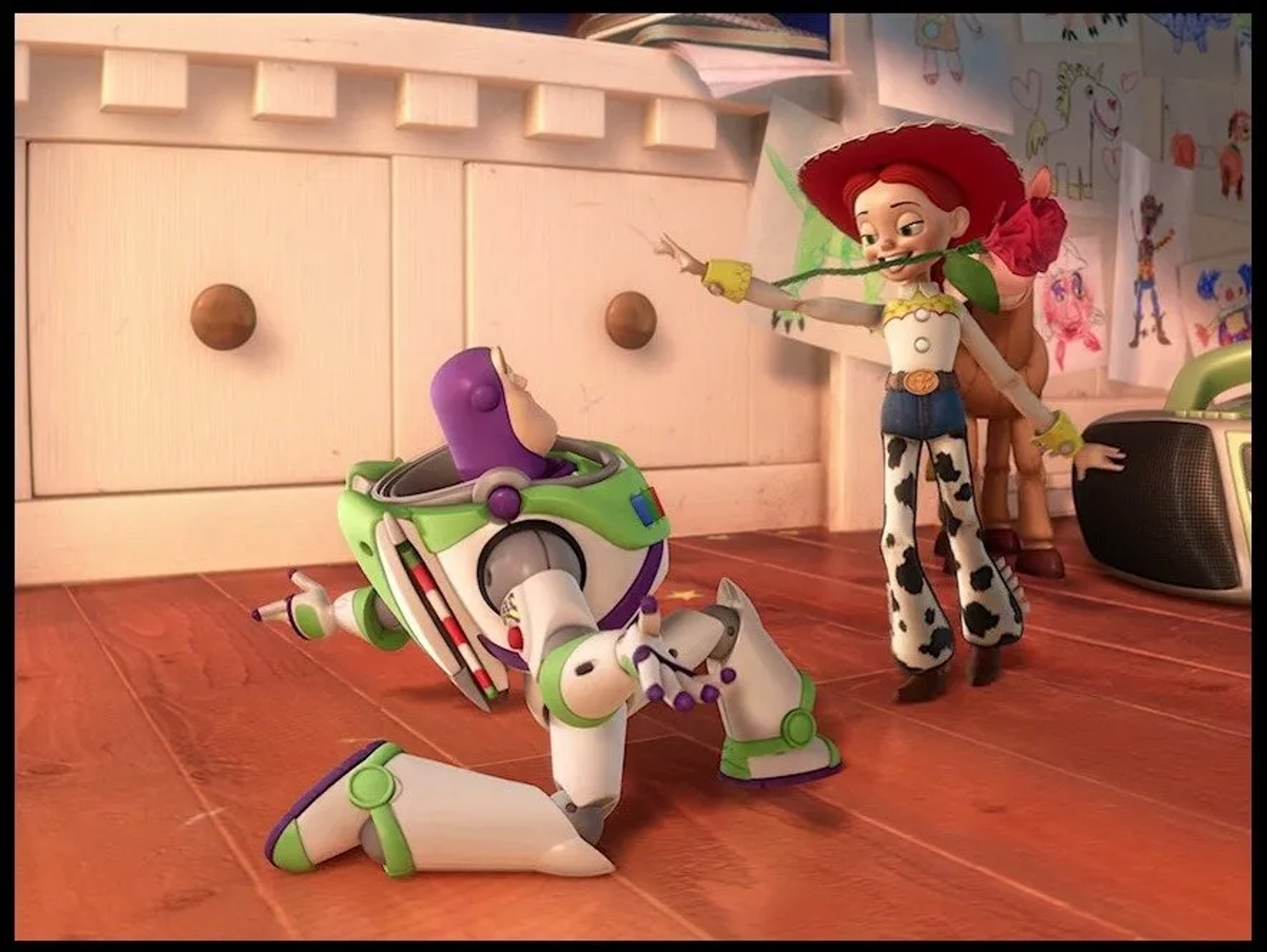 Joan Cusack, Tim Allen, and Frank Welker in Toy Story 3 (2010)