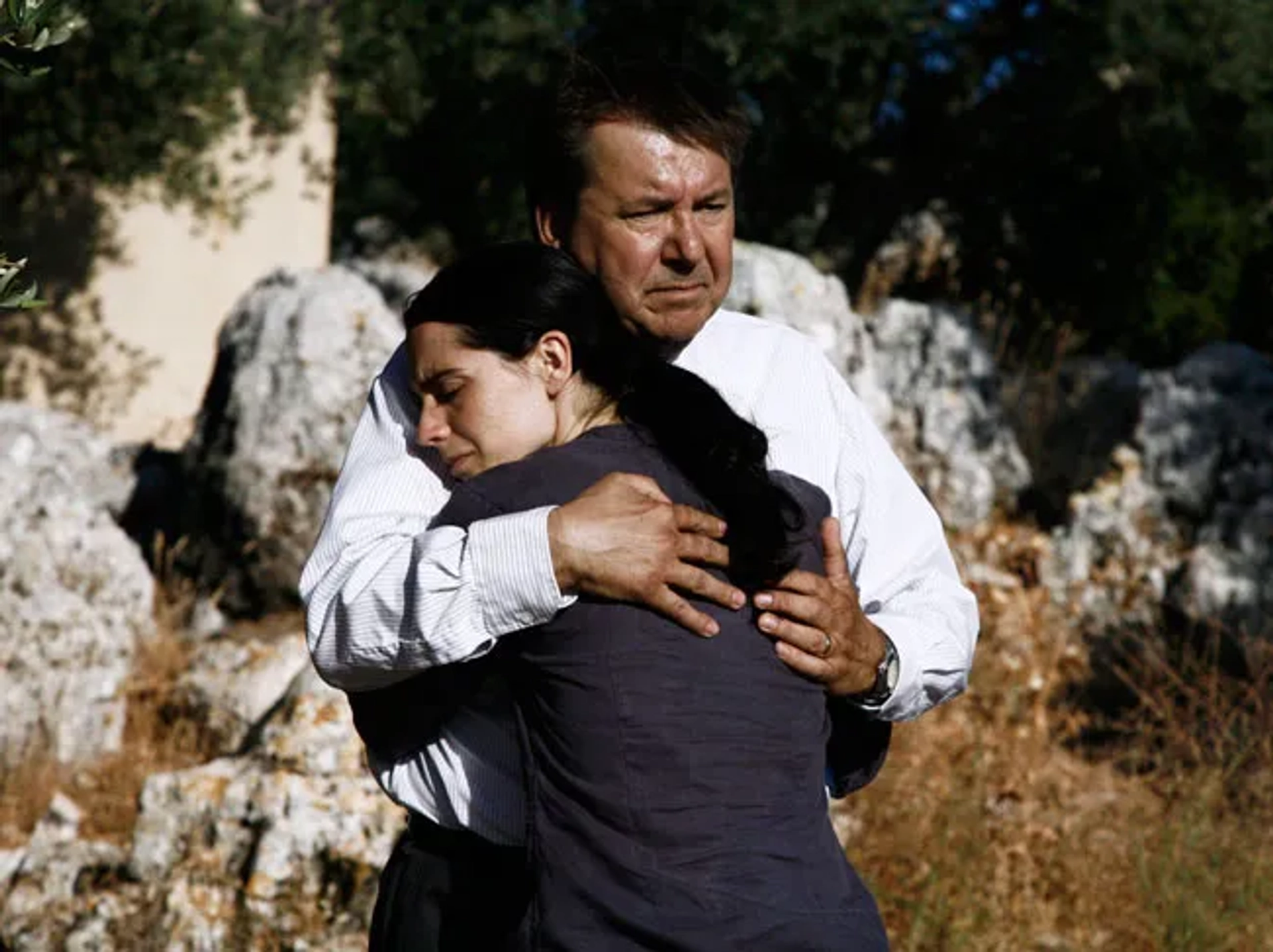 Mélissa Désormeaux-Poulin and Rémy Girard in Incendies (2010)