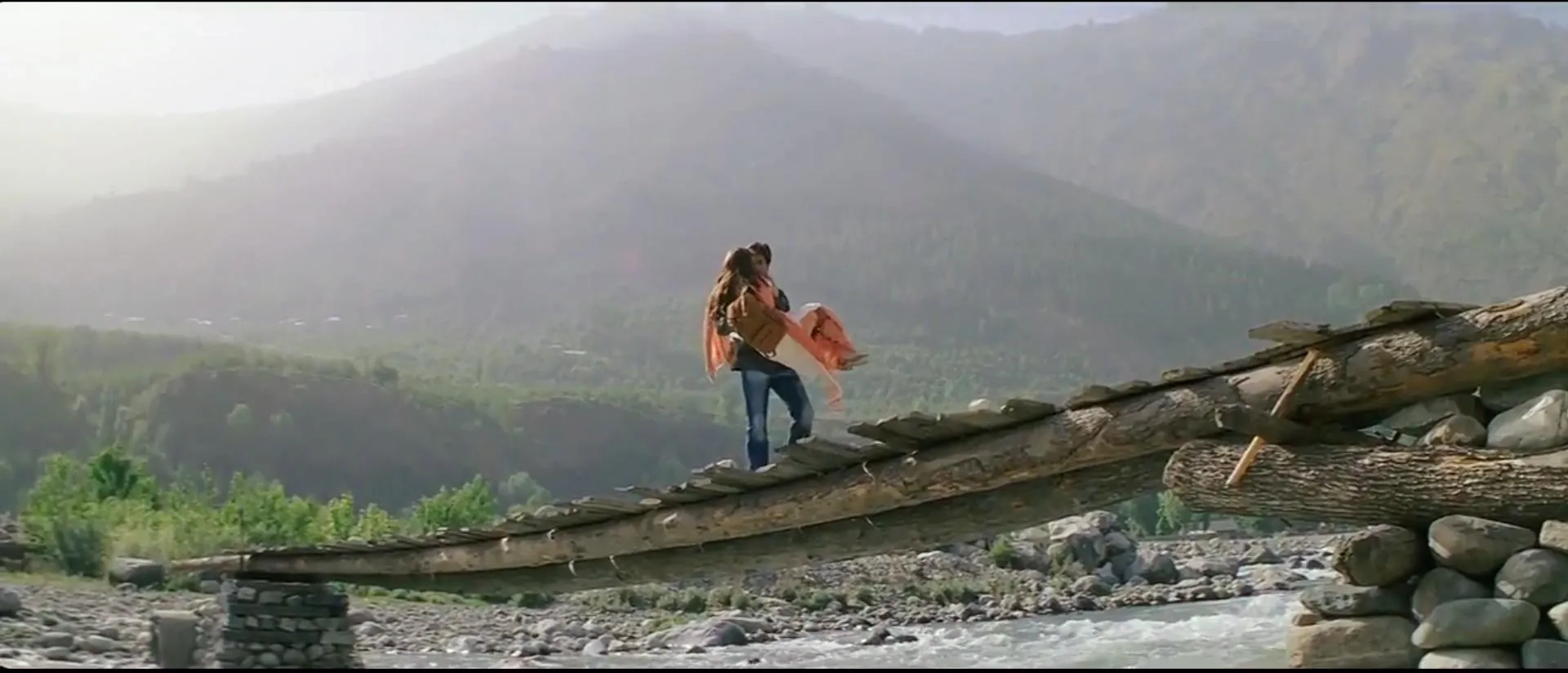 Preity G Zinta and Shah Rukh Khan in Veer Zaara (2004)