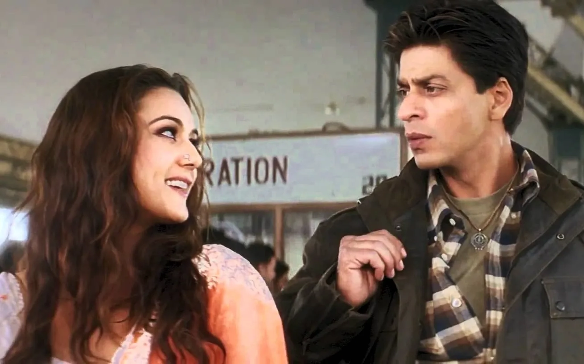 Preity G Zinta and Shah Rukh Khan in Veer Zaara (2004)