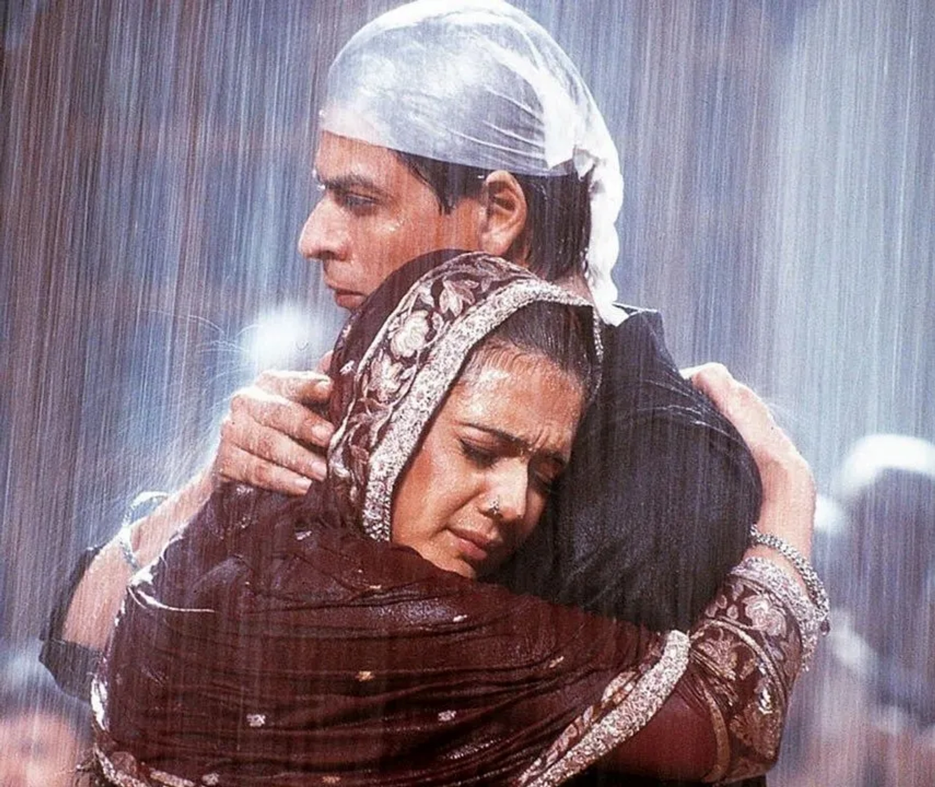 Preity G Zinta and Shah Rukh Khan in Veer Zaara (2004)