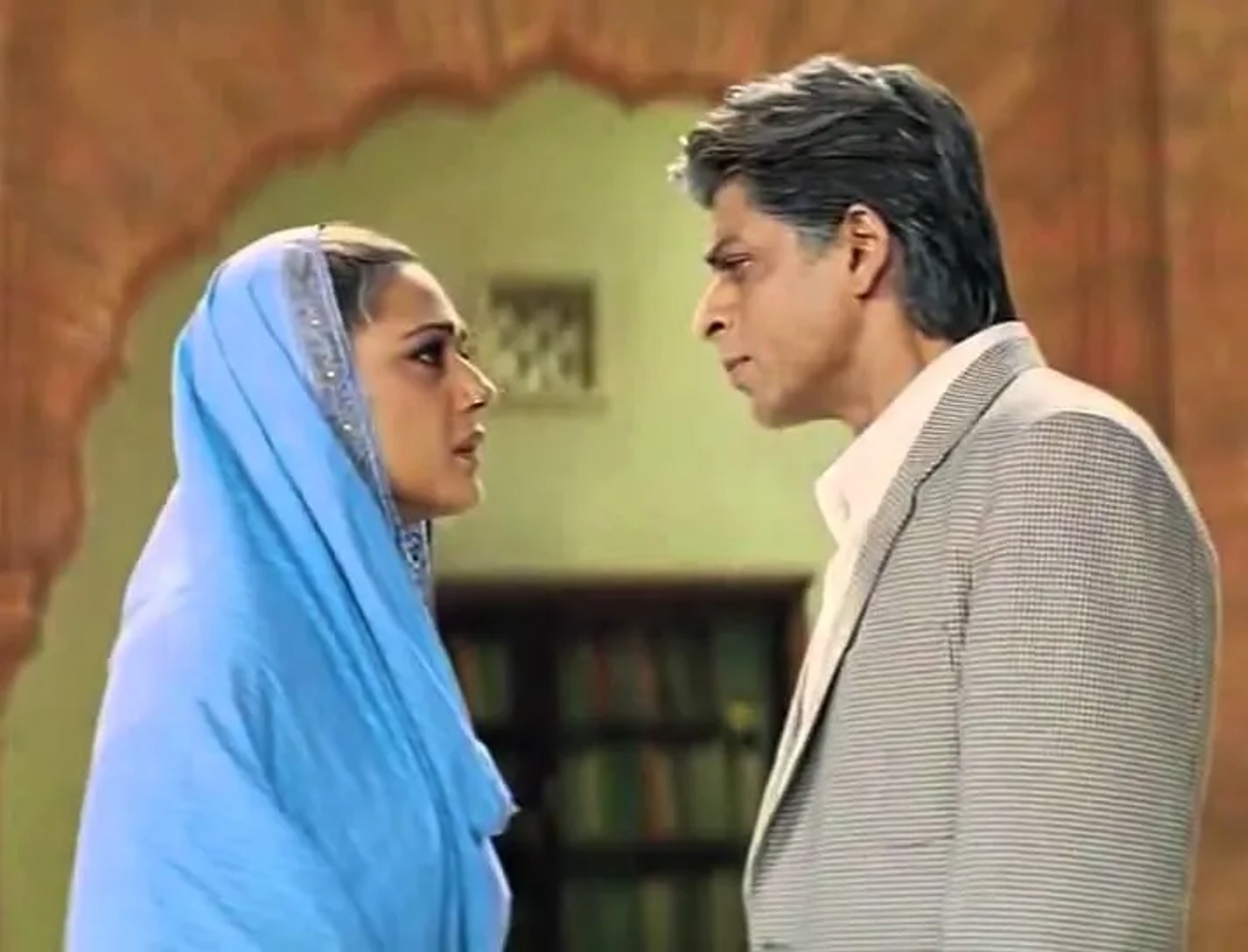 Preity G Zinta and Shah Rukh Khan in Veer Zaara (2004)