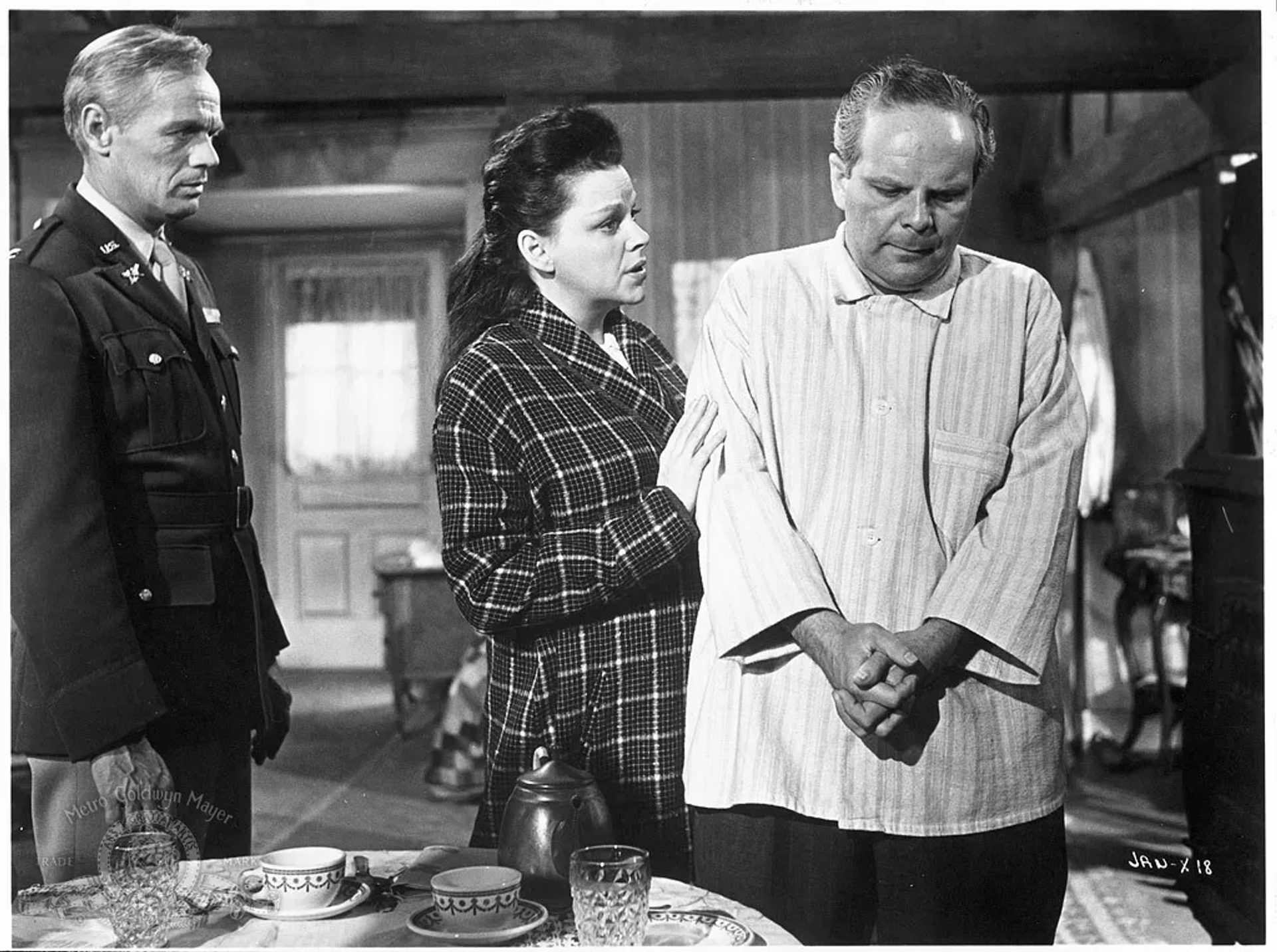 Judy Garland, Richard Widmark, and Howard Caine in Judgment at Nuremberg (1961)