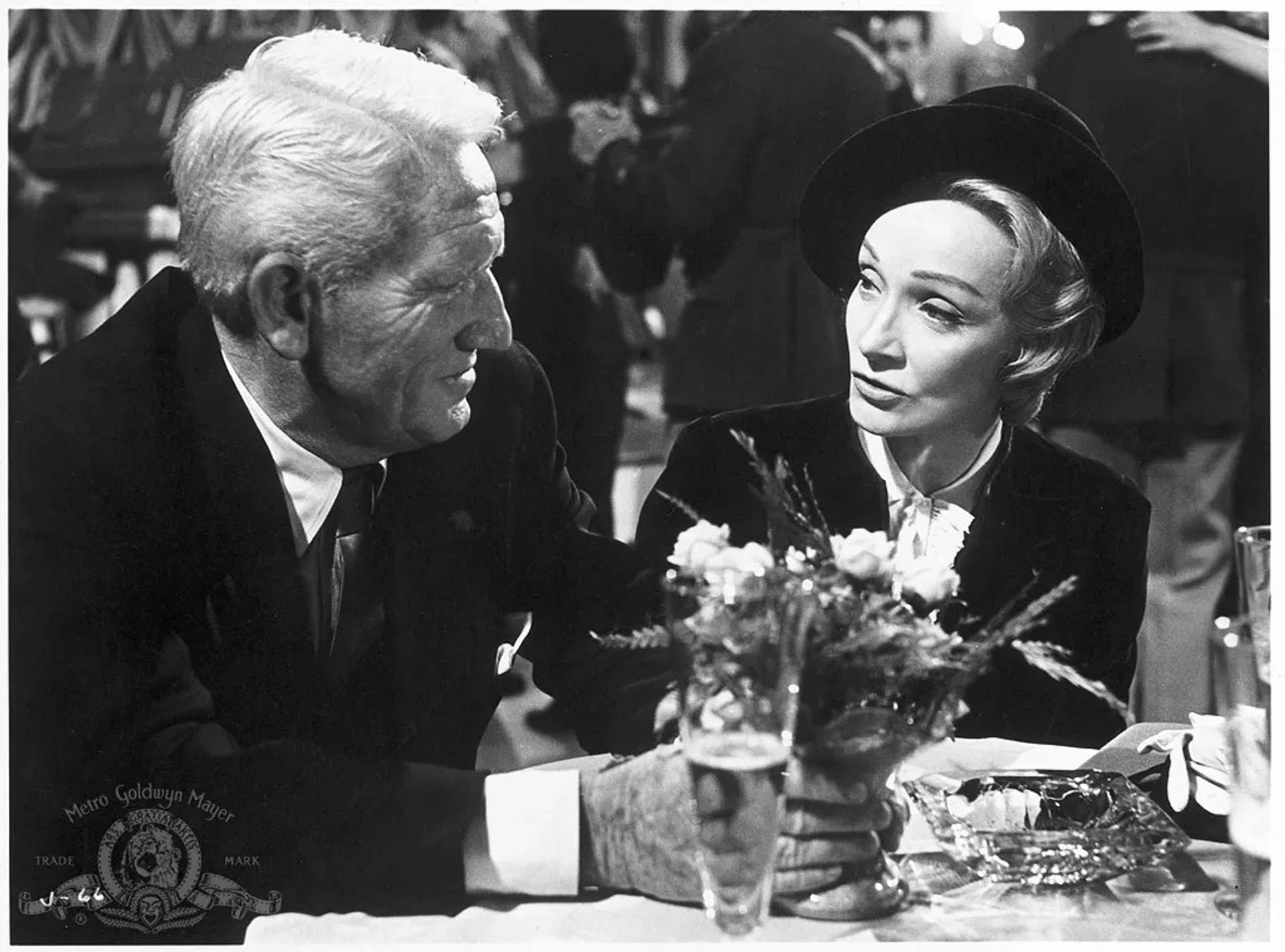 Marlene Dietrich and Spencer Tracy in Judgment at Nuremberg (1961)