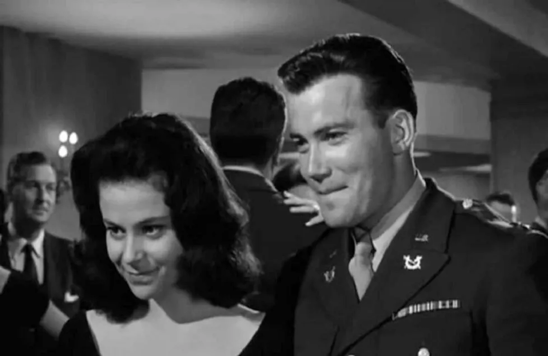 William Shatner and Jana Taylor in Judgment at Nuremberg (1961)