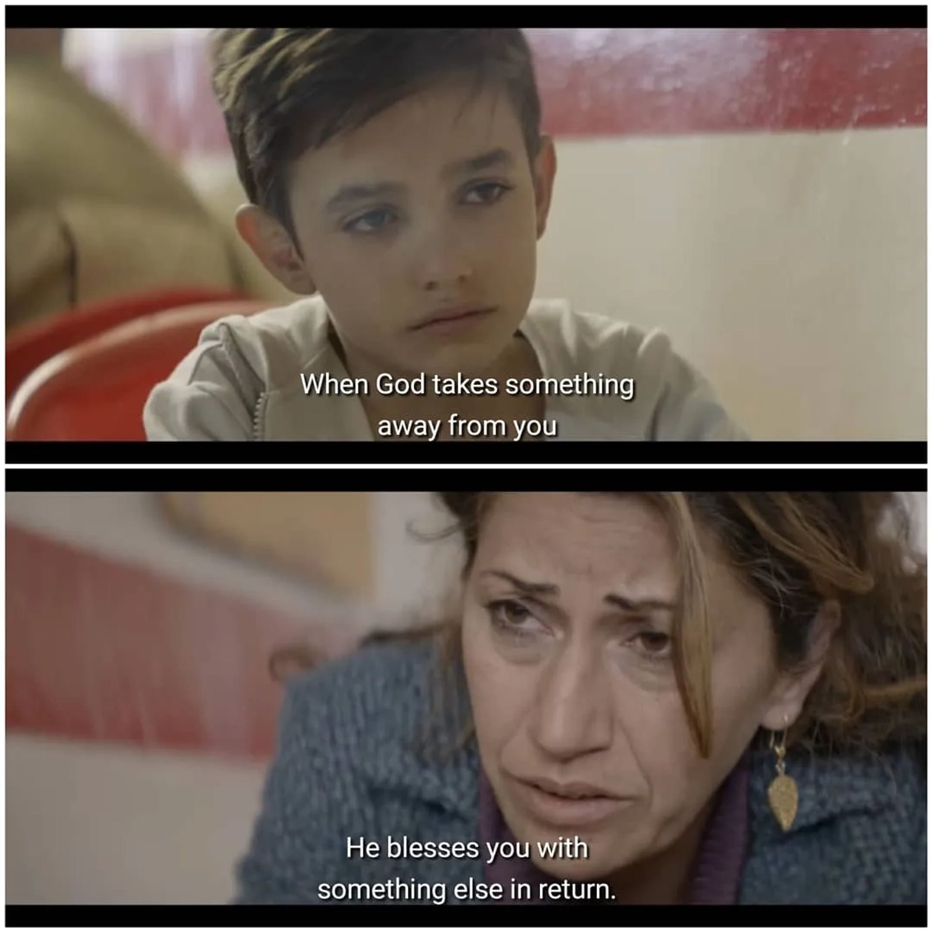 Kawsar Al Haddad and Zain Al Rafeea in Capernaum (2018)