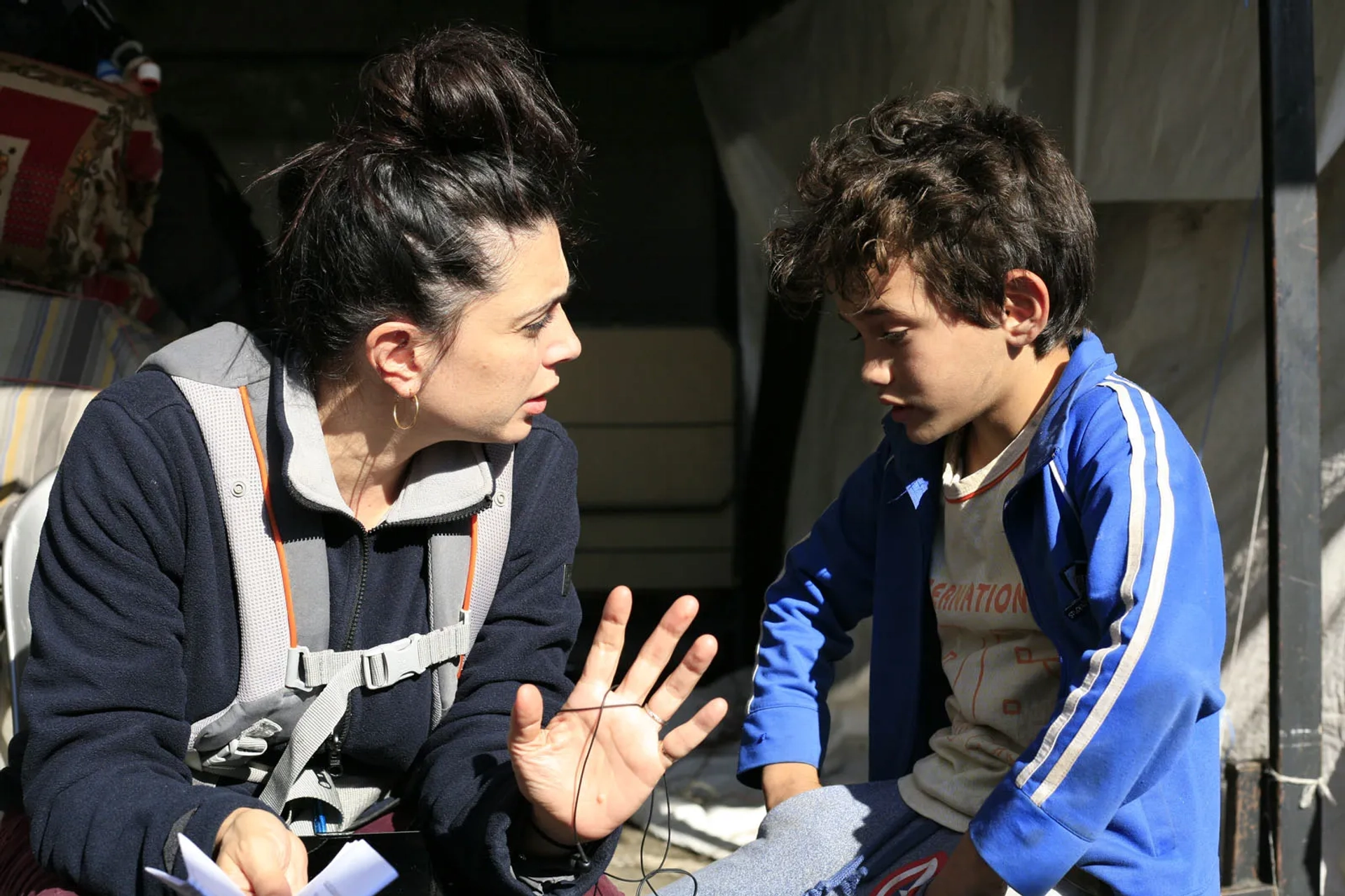 Nadine Labaki and Zain Al Rafeea in Capernaum (2018)