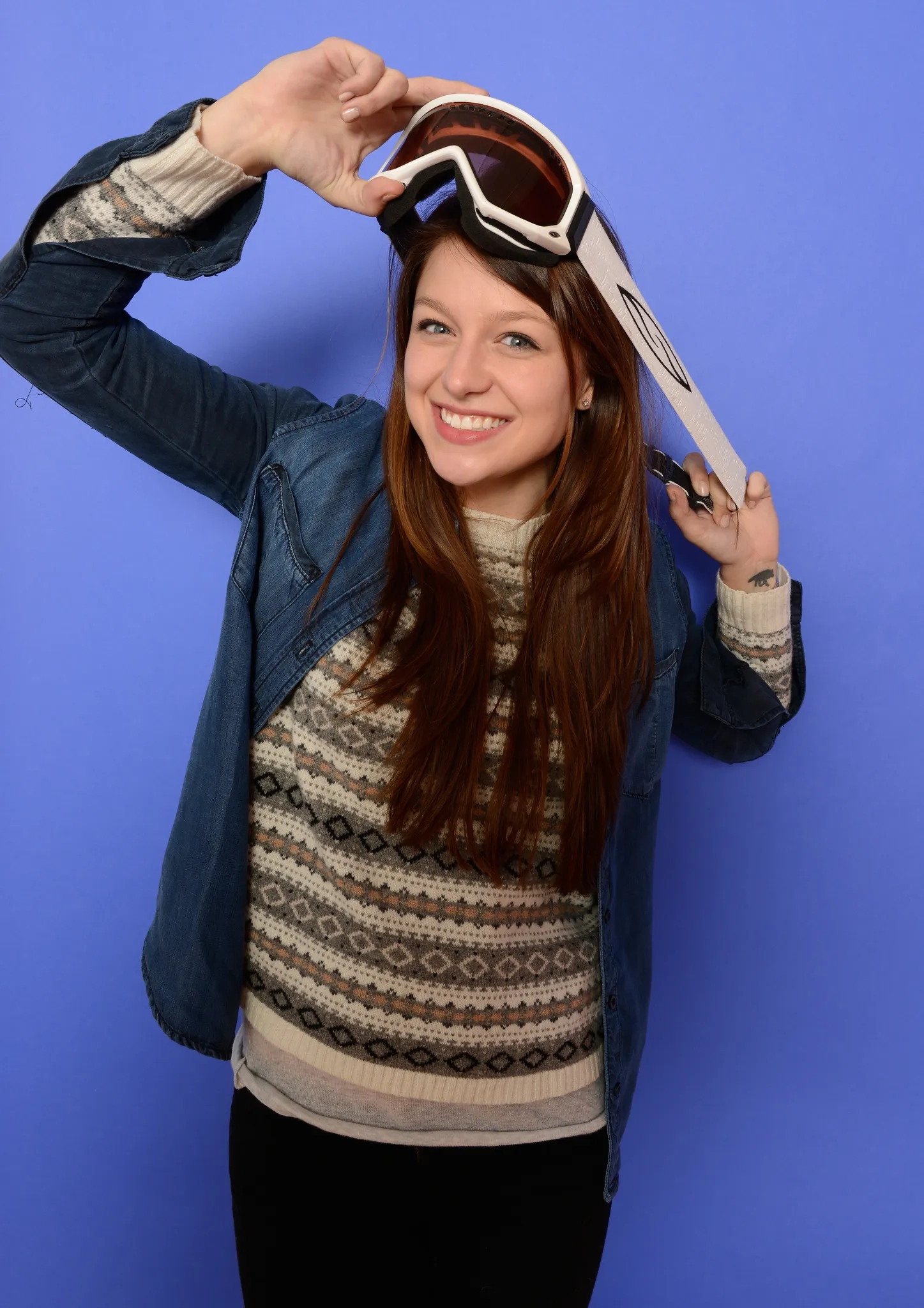 Melissa Benoist at an event for Whiplash (2014)