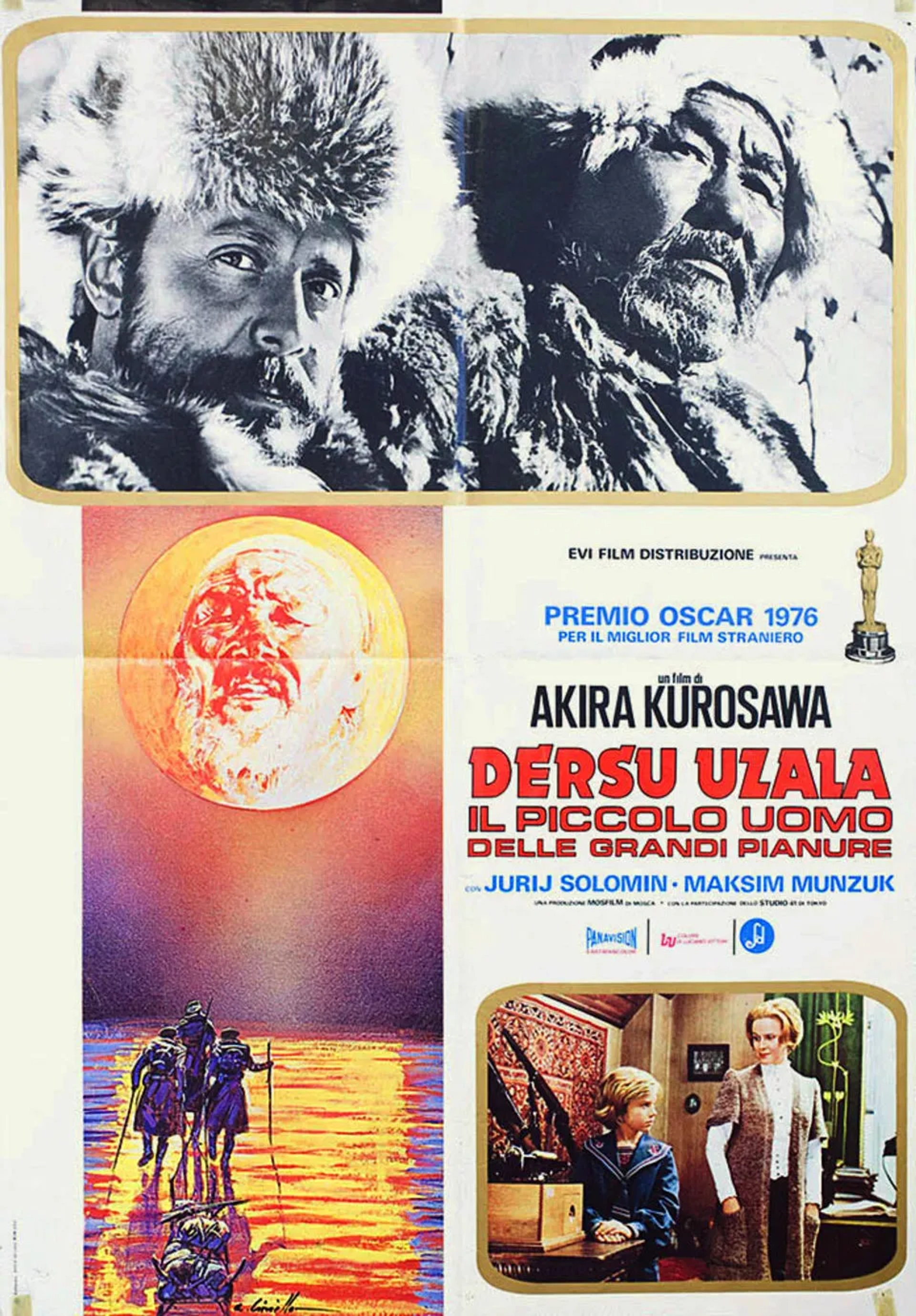 Svetlana Danilchenko, Dmitriy Korshikov, Maksim Munzuk, and Yuriy Solomin in Dersu Uzala (1975)