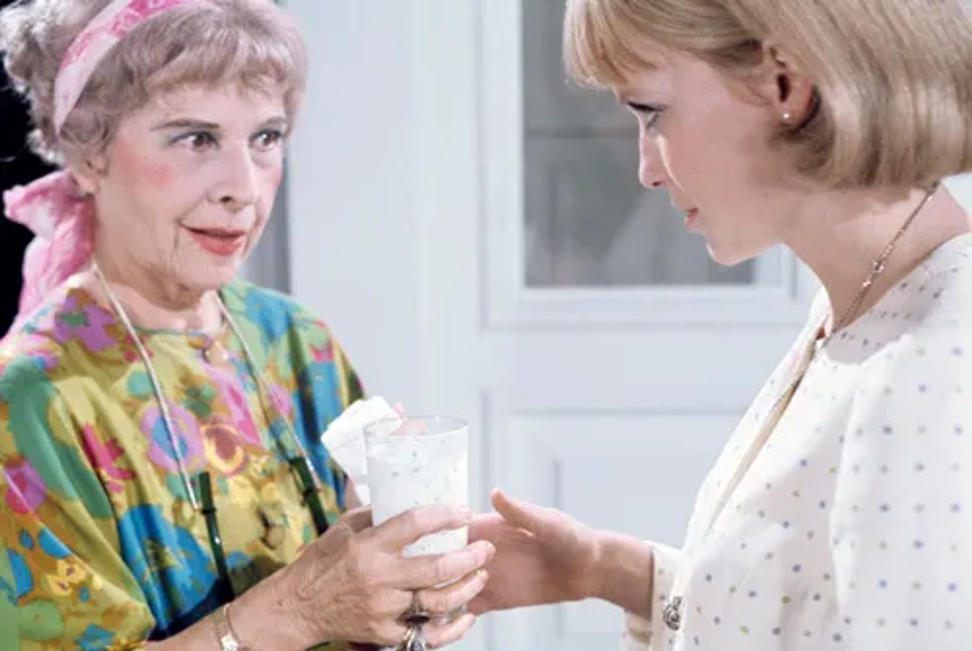 Mia Farrow and Ruth Gordon in Rosemary's Baby (1968)