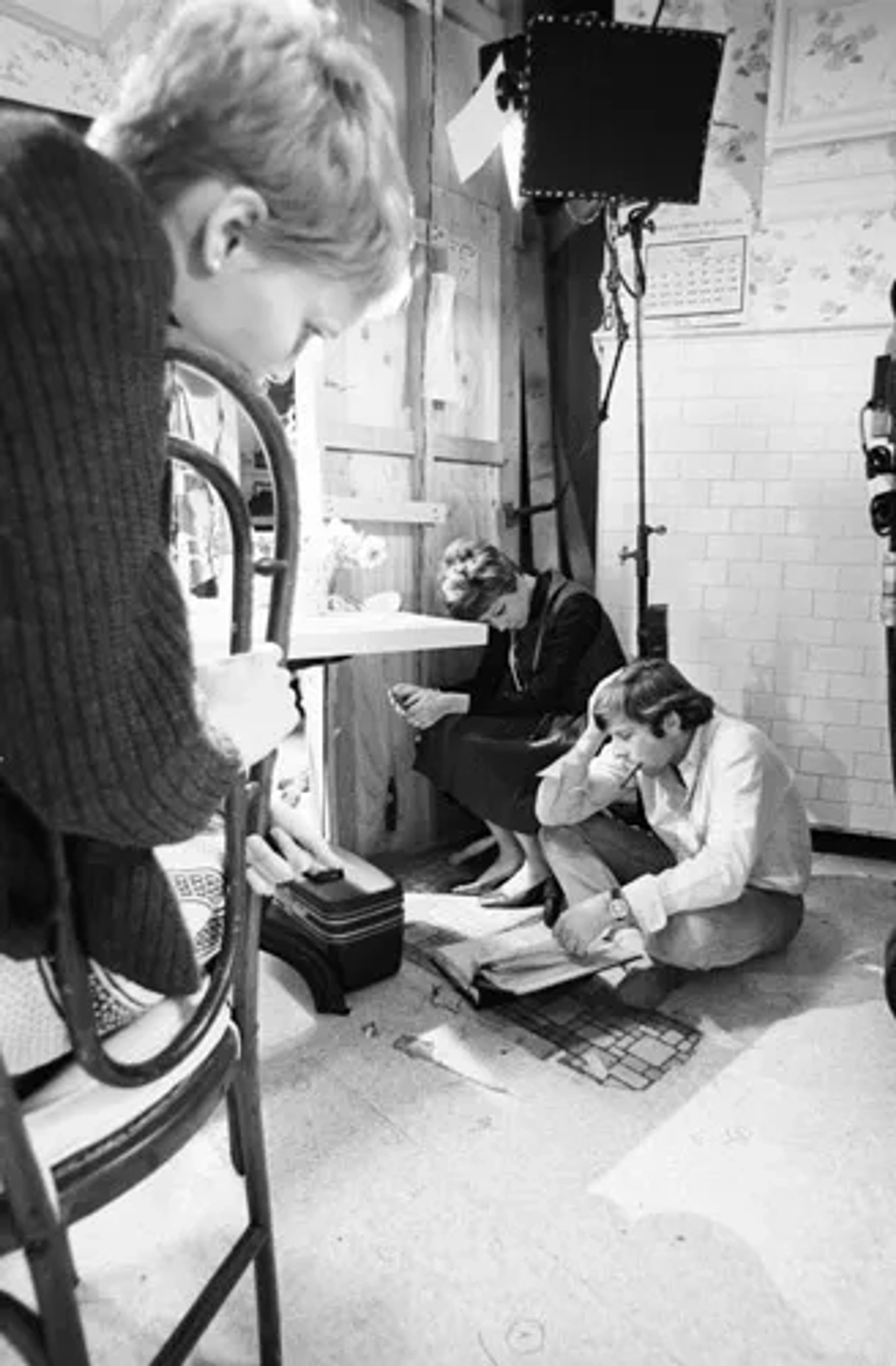 Roman Polanski and Mia Farrow in Rosemary's Baby (1968)