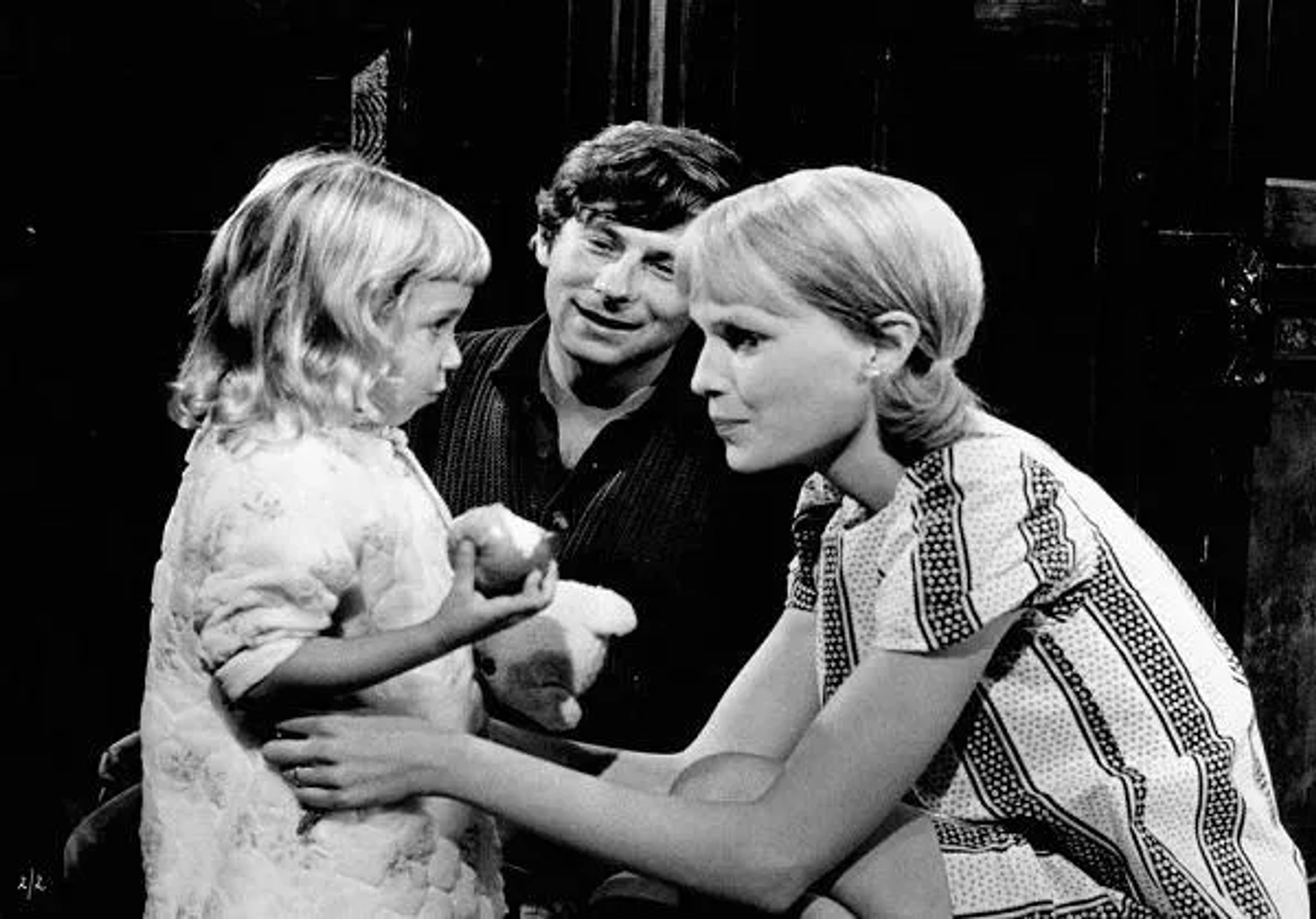 Roman Polanski and Mia Farrow in Rosemary's Baby (1968)