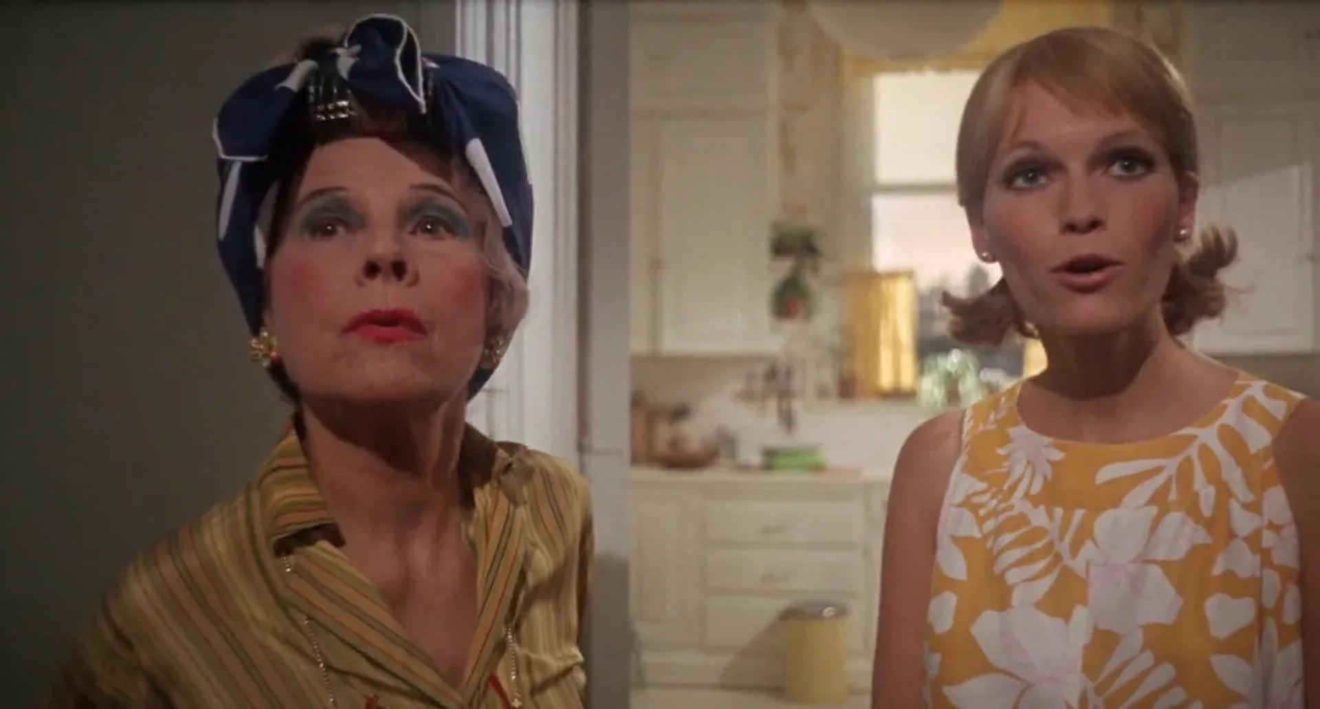 Mia Farrow and Ruth Gordon in Rosemary's Baby (1968)