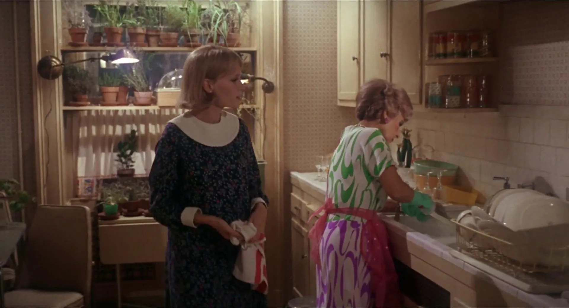 Mia Farrow and Ruth Gordon in Rosemary's Baby (1968)