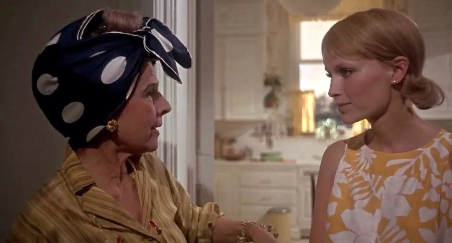 Mia Farrow and Ruth Gordon in Rosemary's Baby (1968)