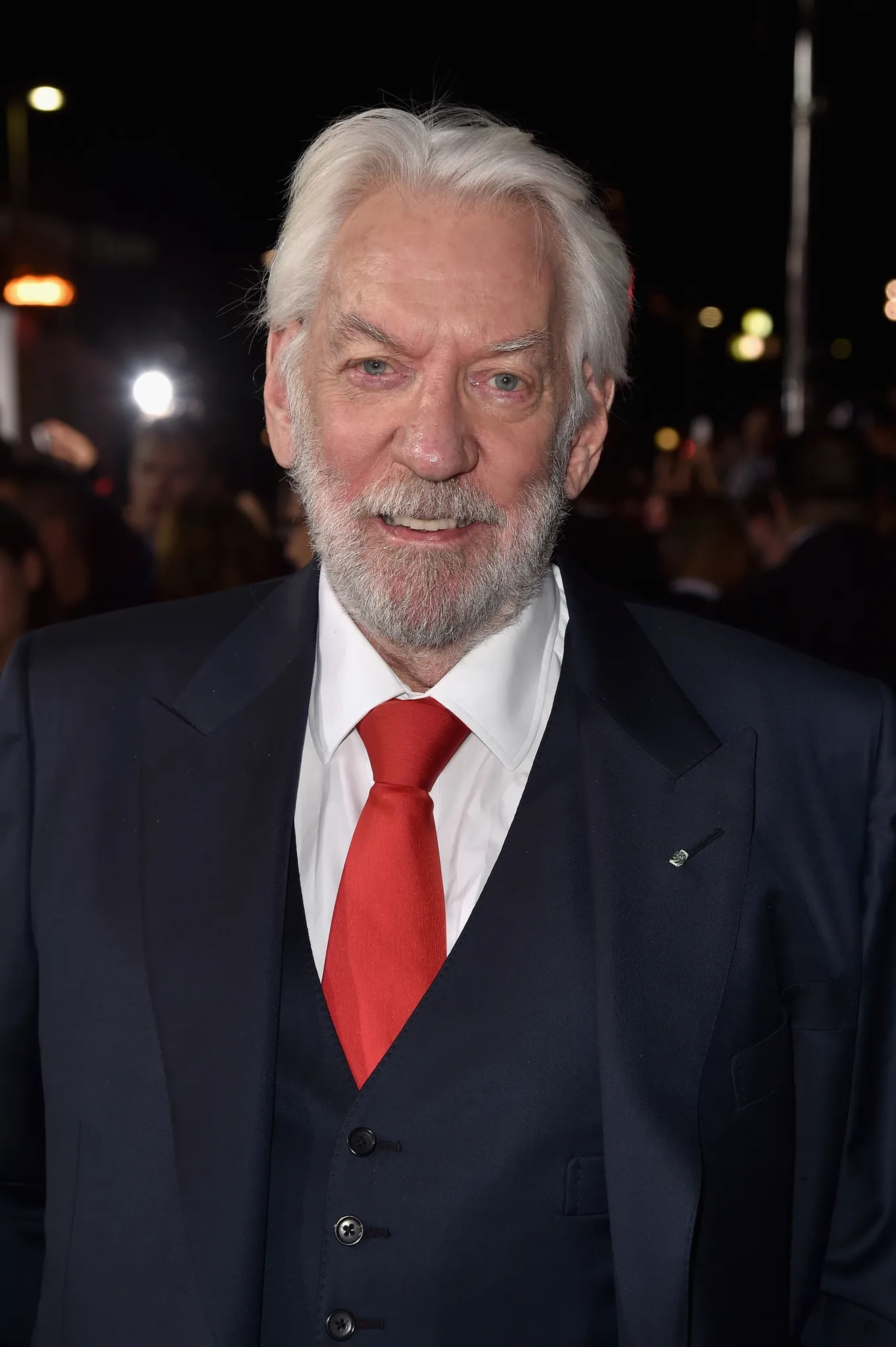 Donald Sutherland at an event for The Hunger Games: Mockingjay - Part 1 (2014)