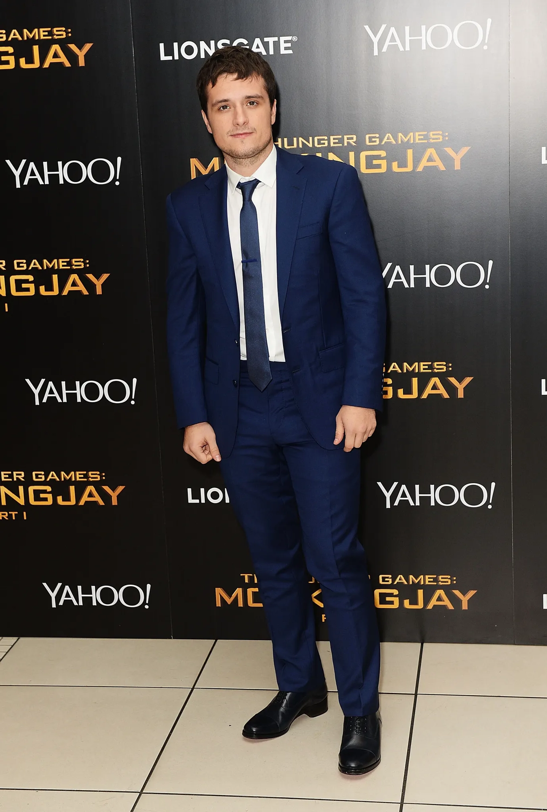 Josh Hutcherson at an event for The Hunger Games: Mockingjay - Part 1 (2014)