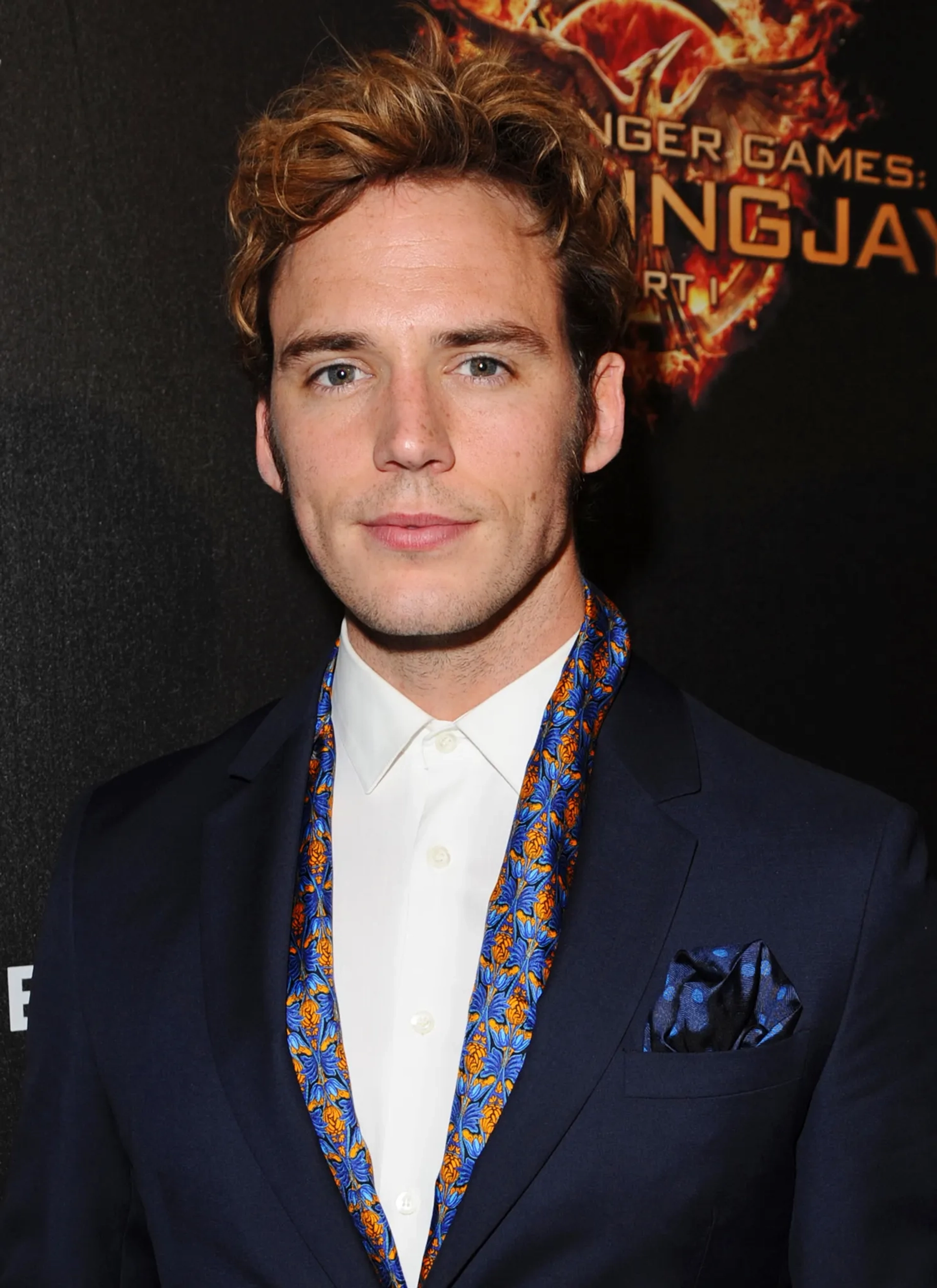 Sam Claflin at an event for The Hunger Games: Mockingjay - Part 1 (2014)