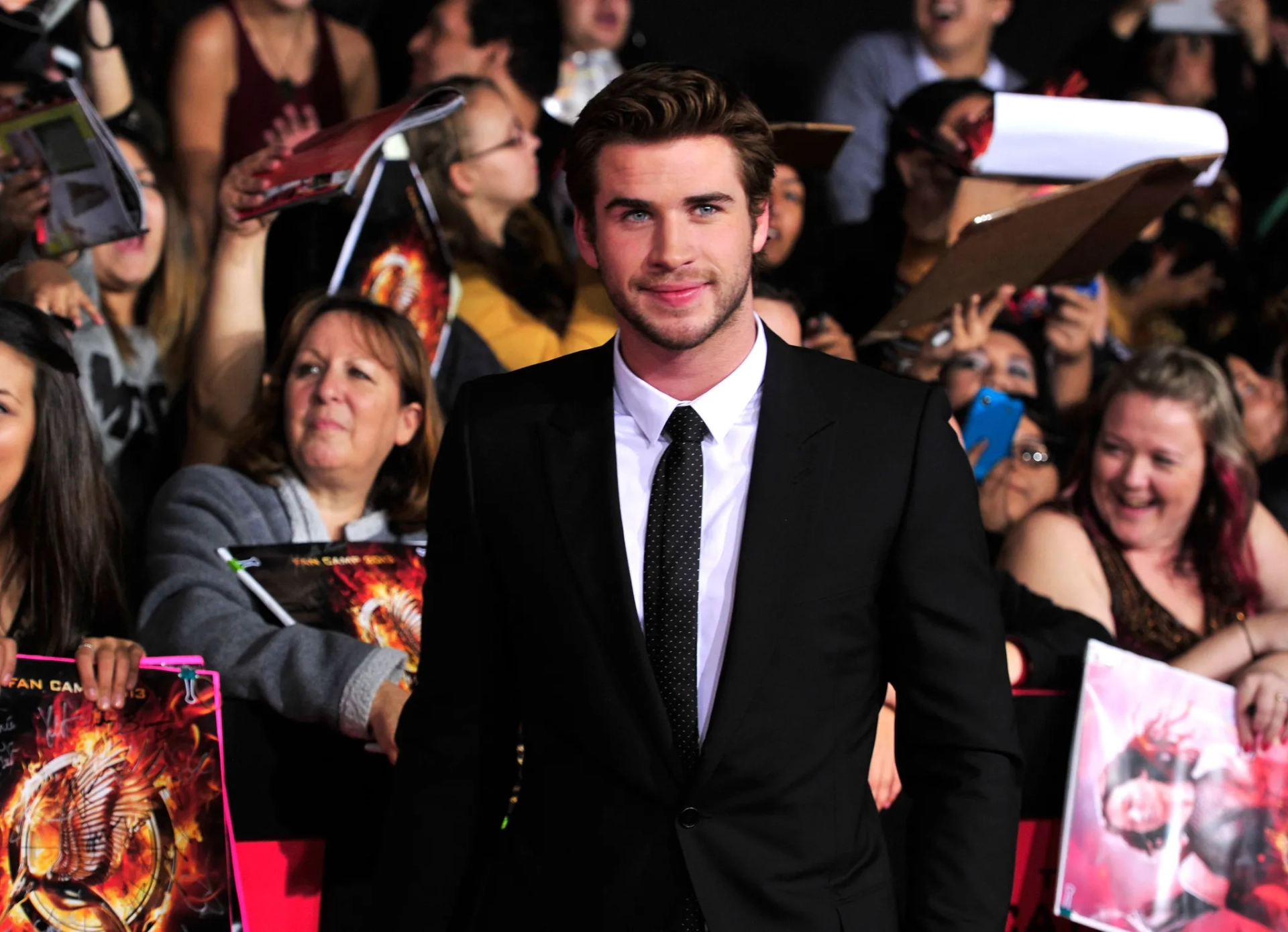 Liam Hemsworth at an event for The Hunger Games: Catching Fire (2013)