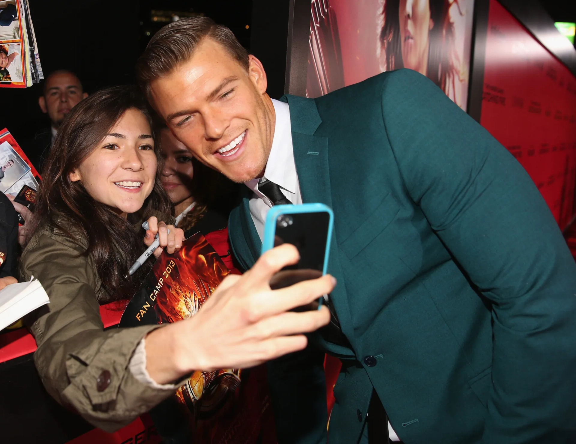 Alan Ritchson at an event for The Hunger Games: Catching Fire (2013)