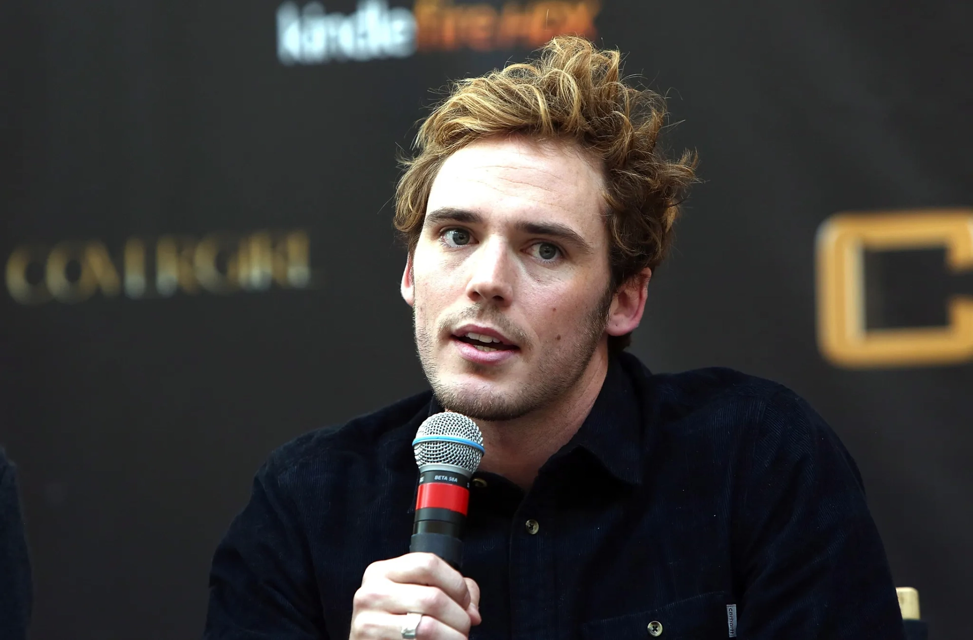 Sam Claflin at an event for The Hunger Games: Catching Fire (2013)