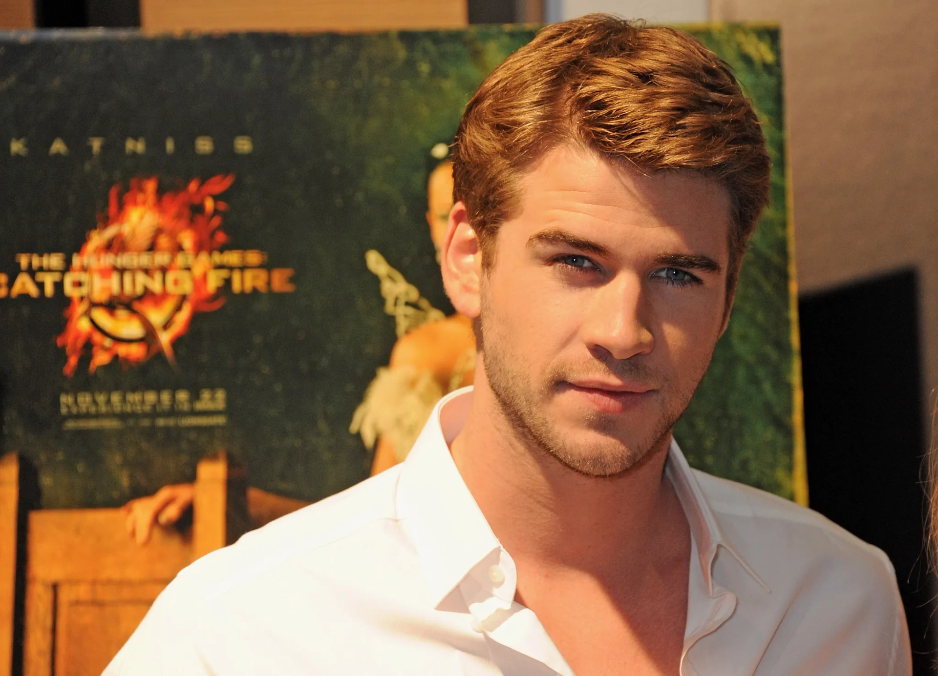 Liam Hemsworth at an event for The Hunger Games: Catching Fire (2013)