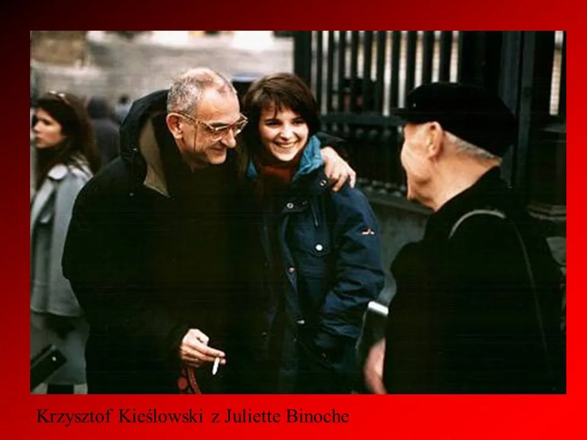 Juliette Binoche and Krzysztof Kieslowski in Three Colors: Blue (1993)