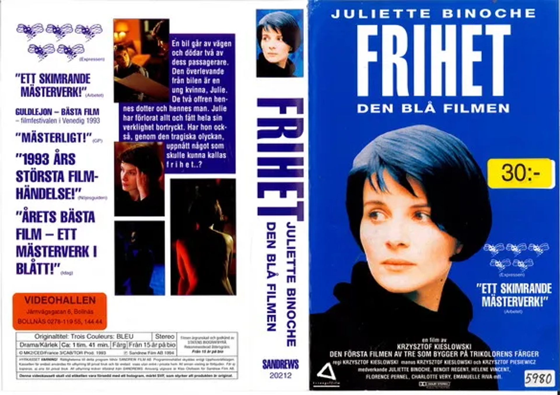 Juliette Binoche in Three Colors: Blue (1993)