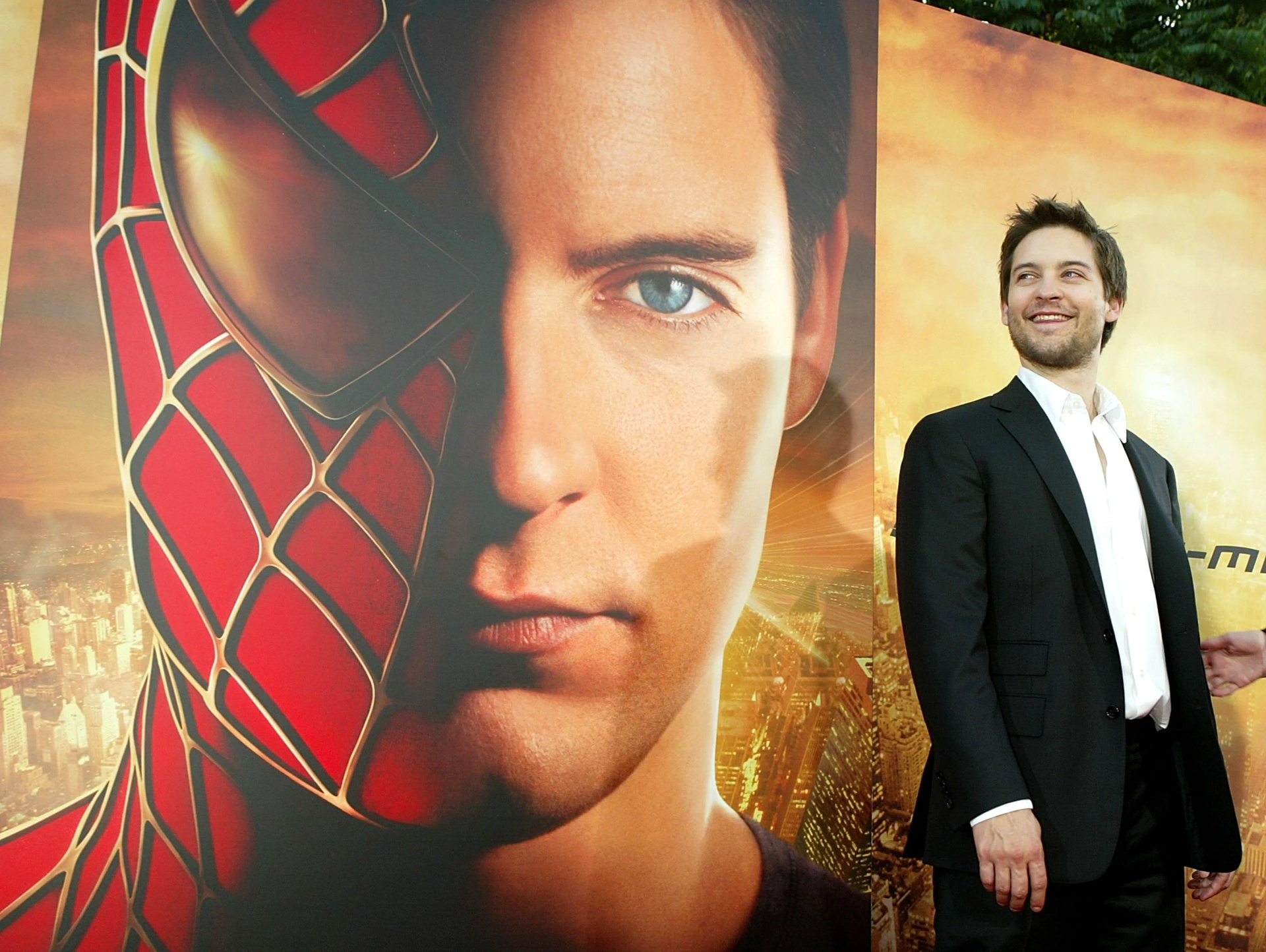 Tobey Maguire at an event for Spider-Man 2 (2004)