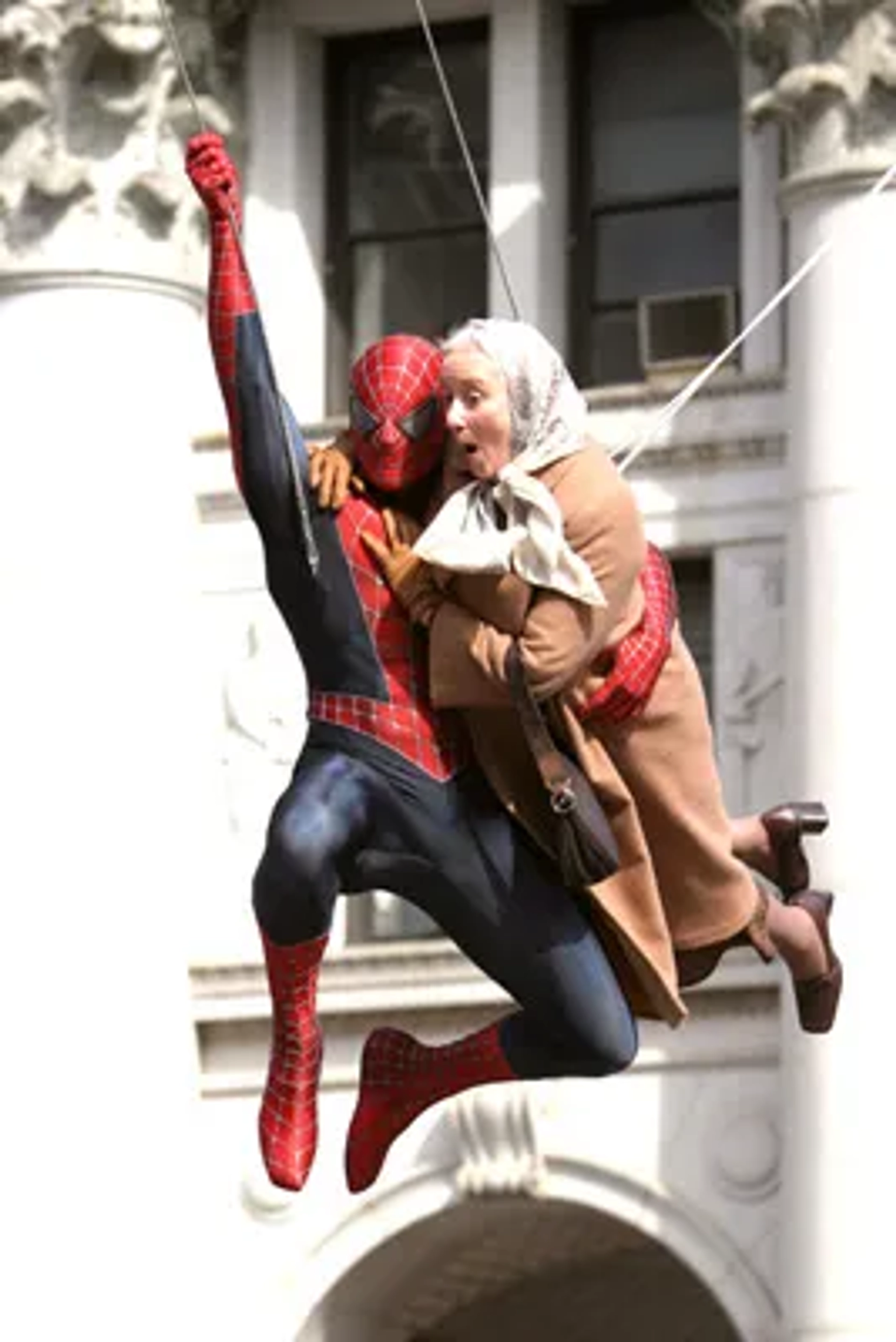 Tobey Maguire and Rosemary Harris at an event for Spider-Man 2 (2004)