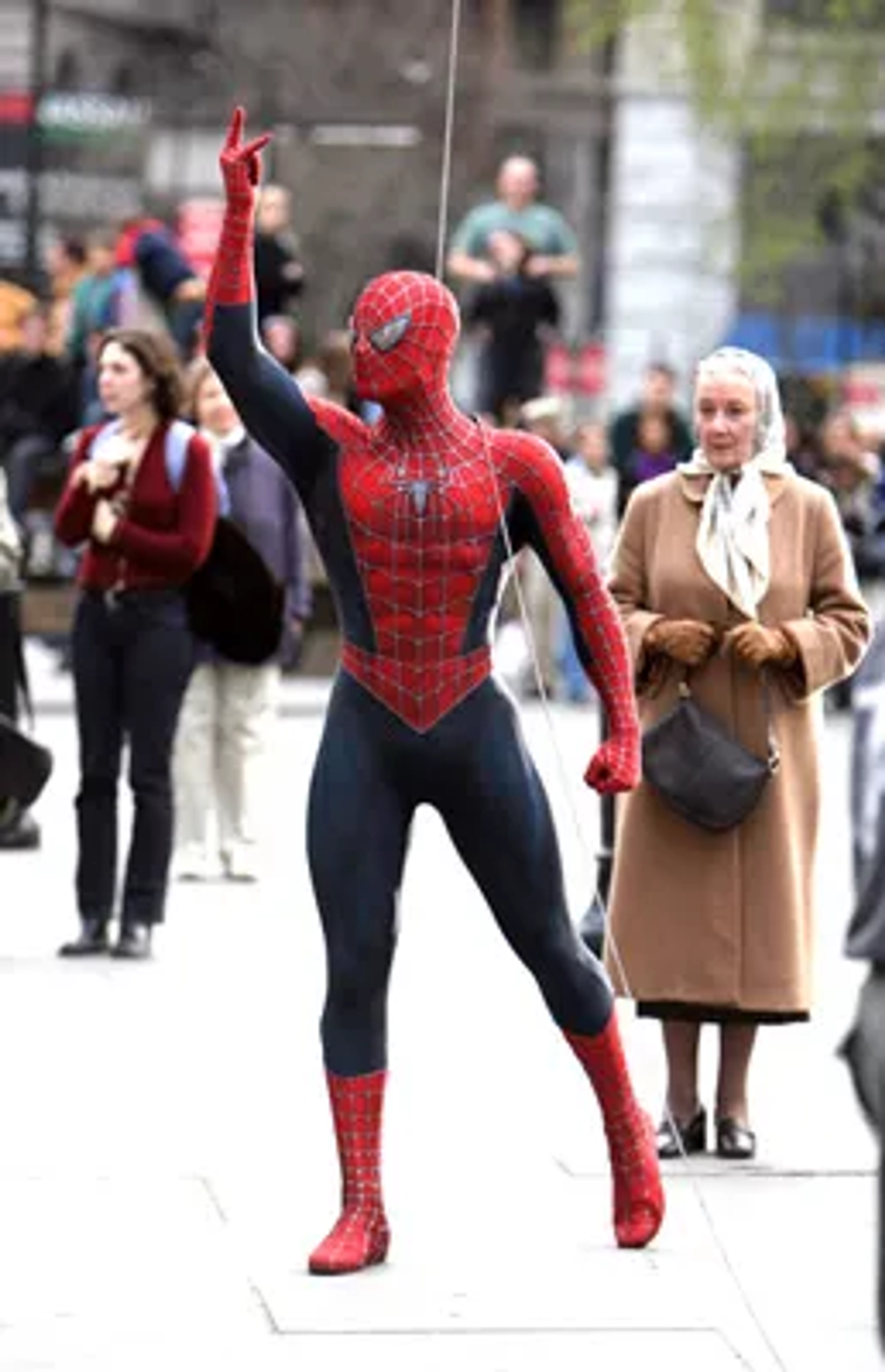 Tobey Maguire and Rosemary Harris at an event for Spider-Man 2 (2004)