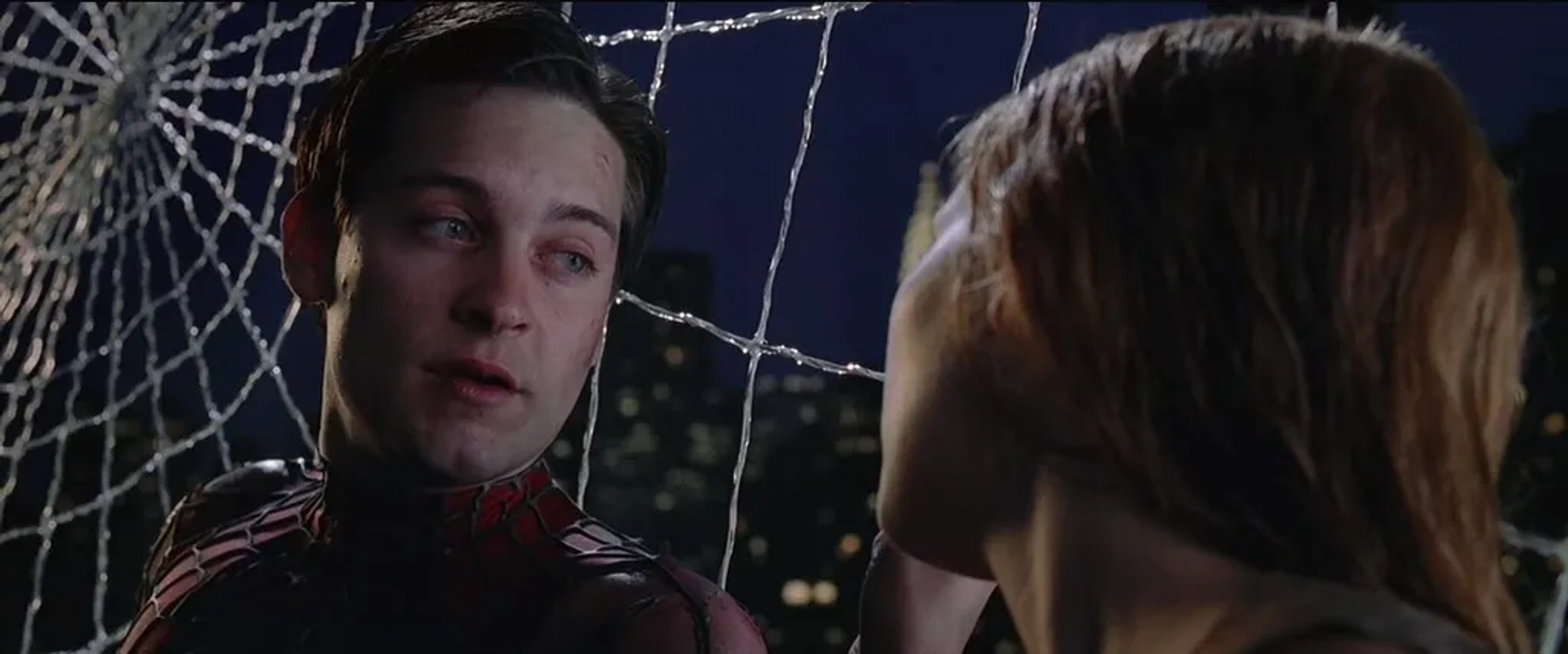 Kirsten Dunst and Tobey Maguire in Spider-Man 2 (2004)