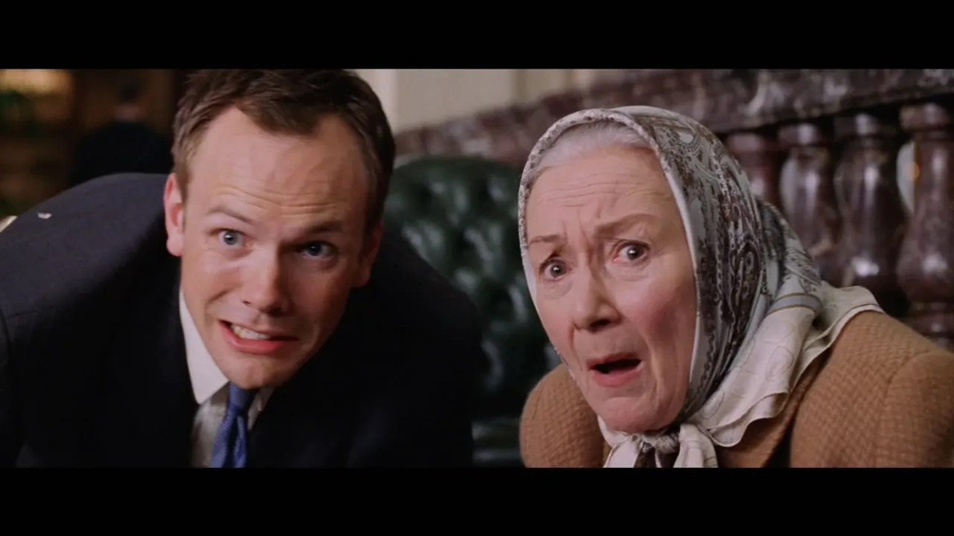 Rosemary Harris and Joel McHale in Spider-Man 2 (2004)