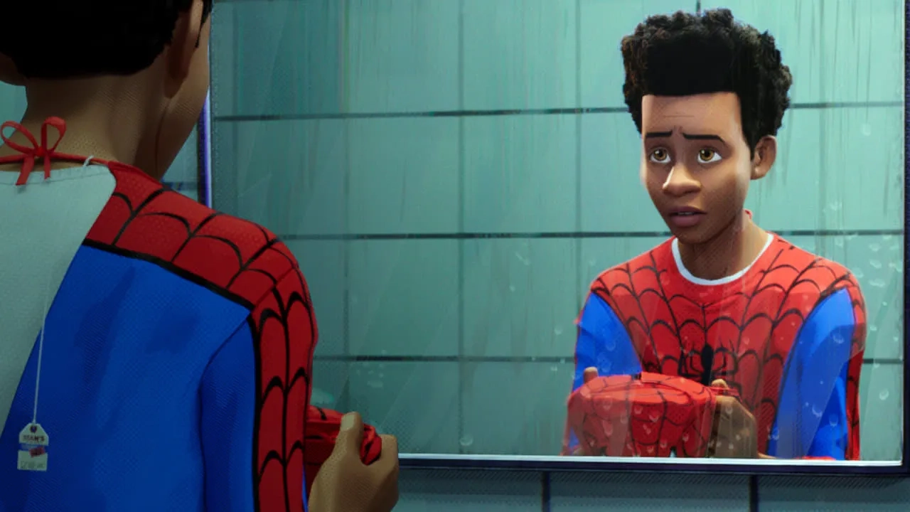 Shameik Moore in Spider-Man: Into the Spider-Verse (2018)