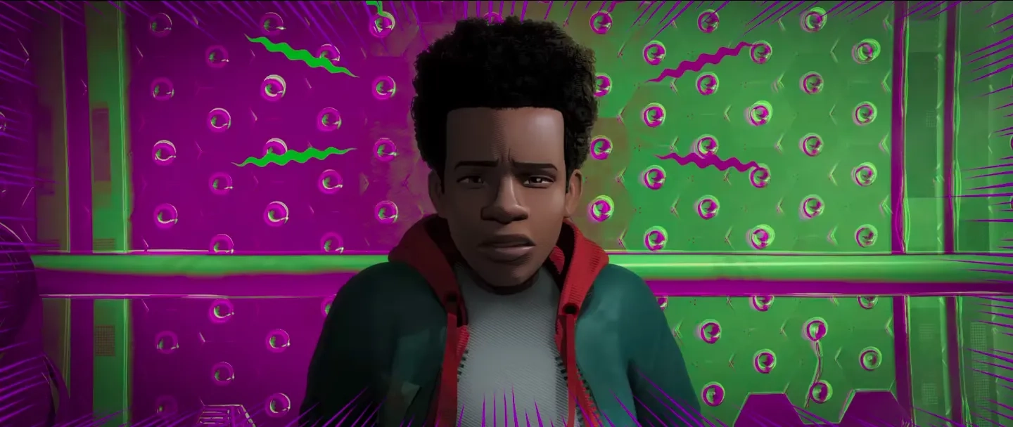 Shameik Moore in Spider-Man: Into the Spider-Verse (2018)