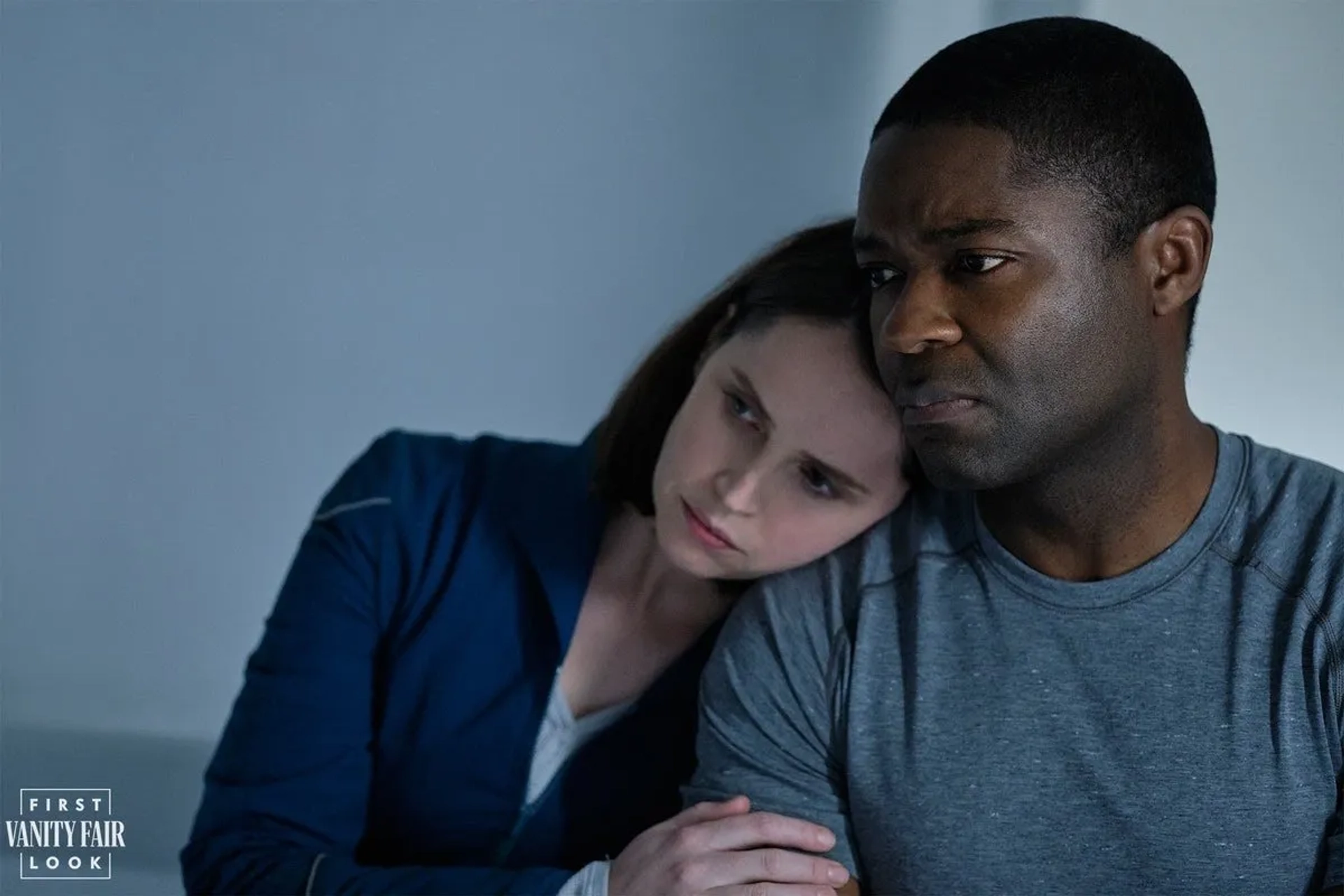 Felicity Jones and David Oyelowo in The Midnight Sky (2020)