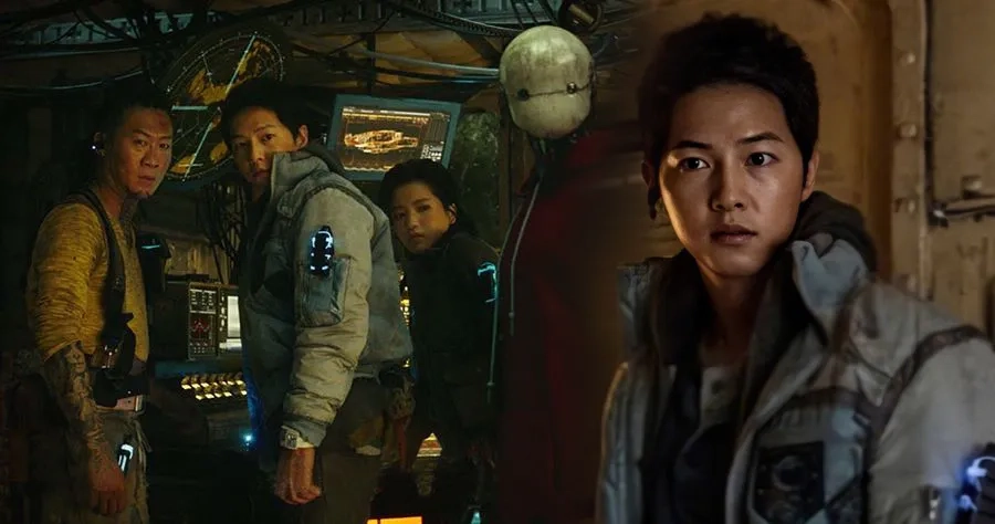 Song Joong-ki, Kim Tae-ri, and Jin Seon-kyu in Space Sweepers (2021)