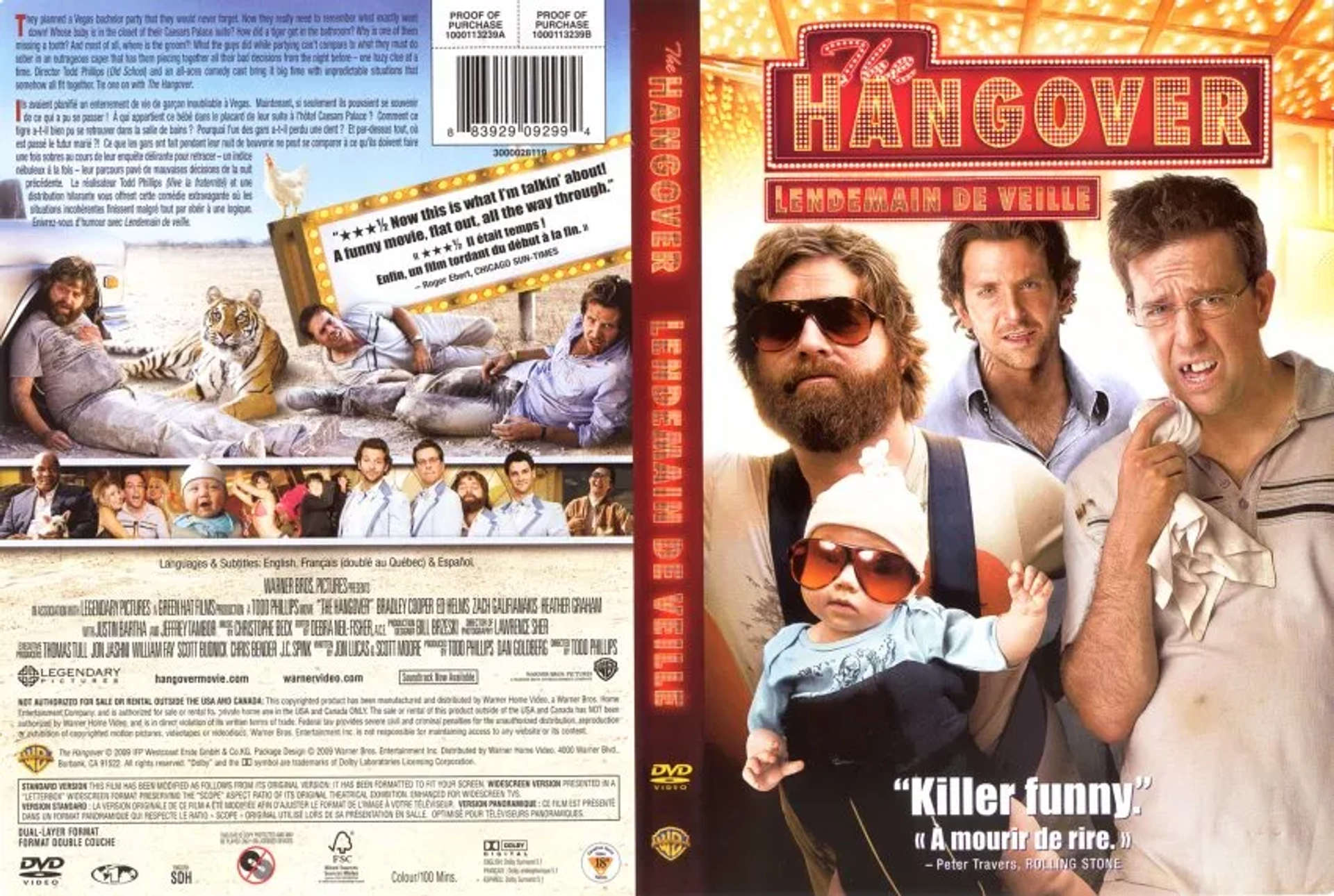 Mike Tyson, Bradley Cooper, Zach Galifianakis, Ken Jeong, and Ed Helms in The Hangover (2009)