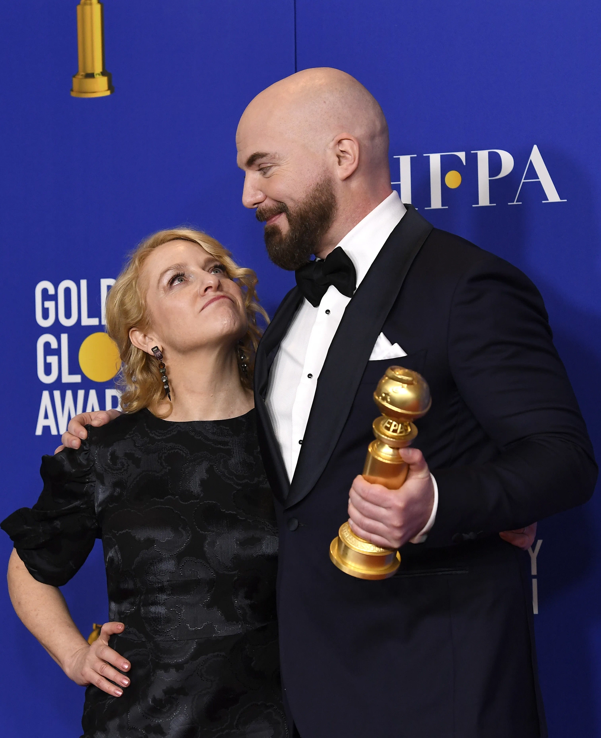 Arianne Sutner and Chris Butler at an event for 2020 Golden Globe Awards (2020)