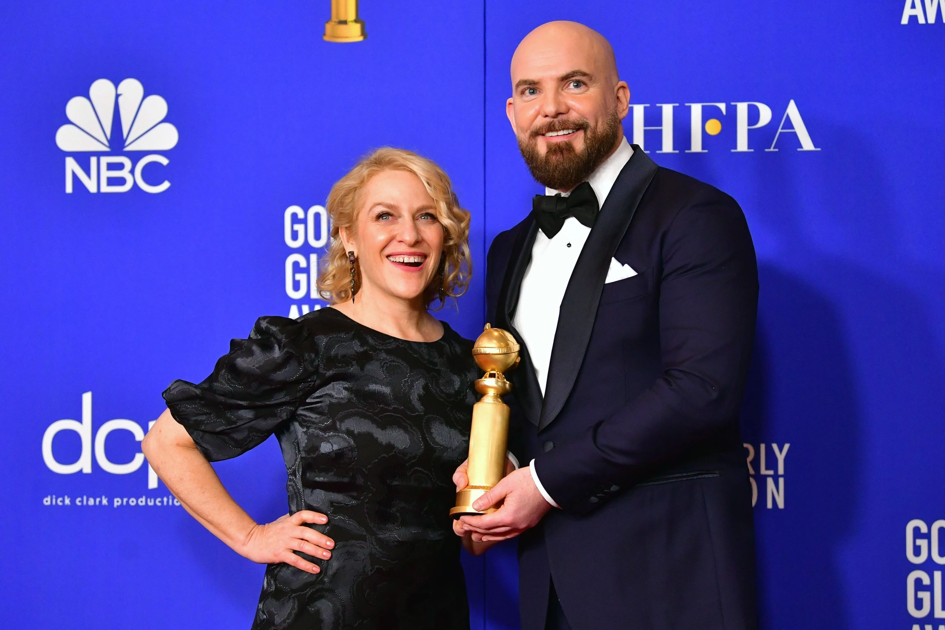 Arianne Sutner and Chris Butler at an event for 2020 Golden Globe Awards (2020)