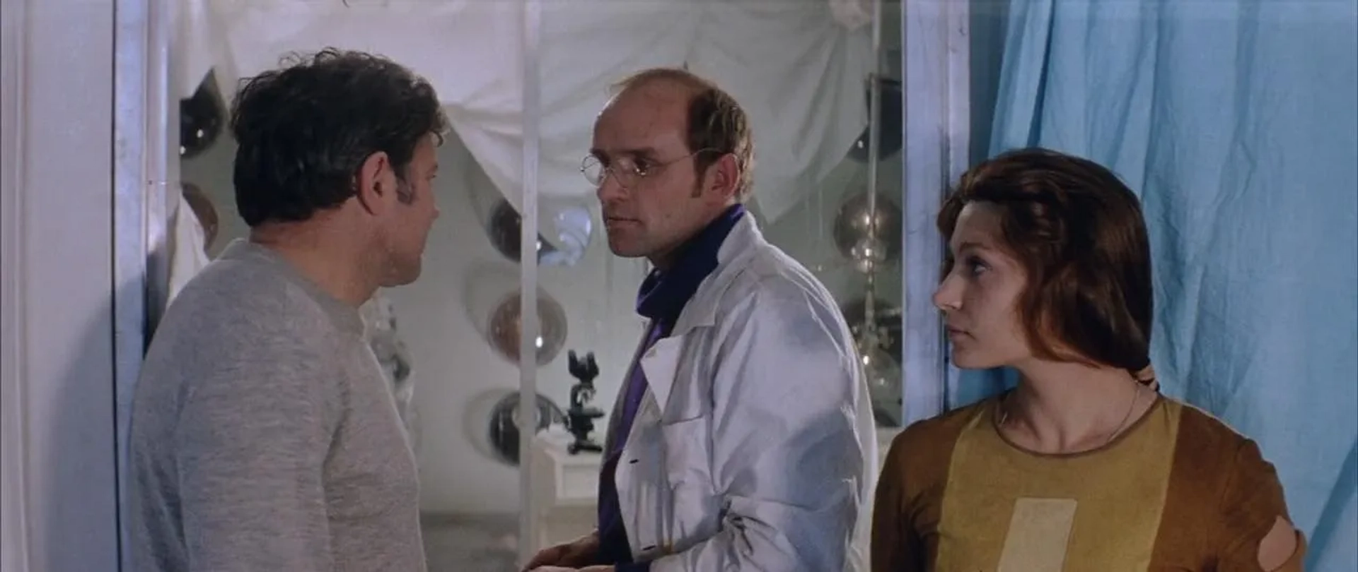 Donatas Banionis, Natalya Bondarchuk, and Anatoliy Solonitsyn in Solaris (1972)