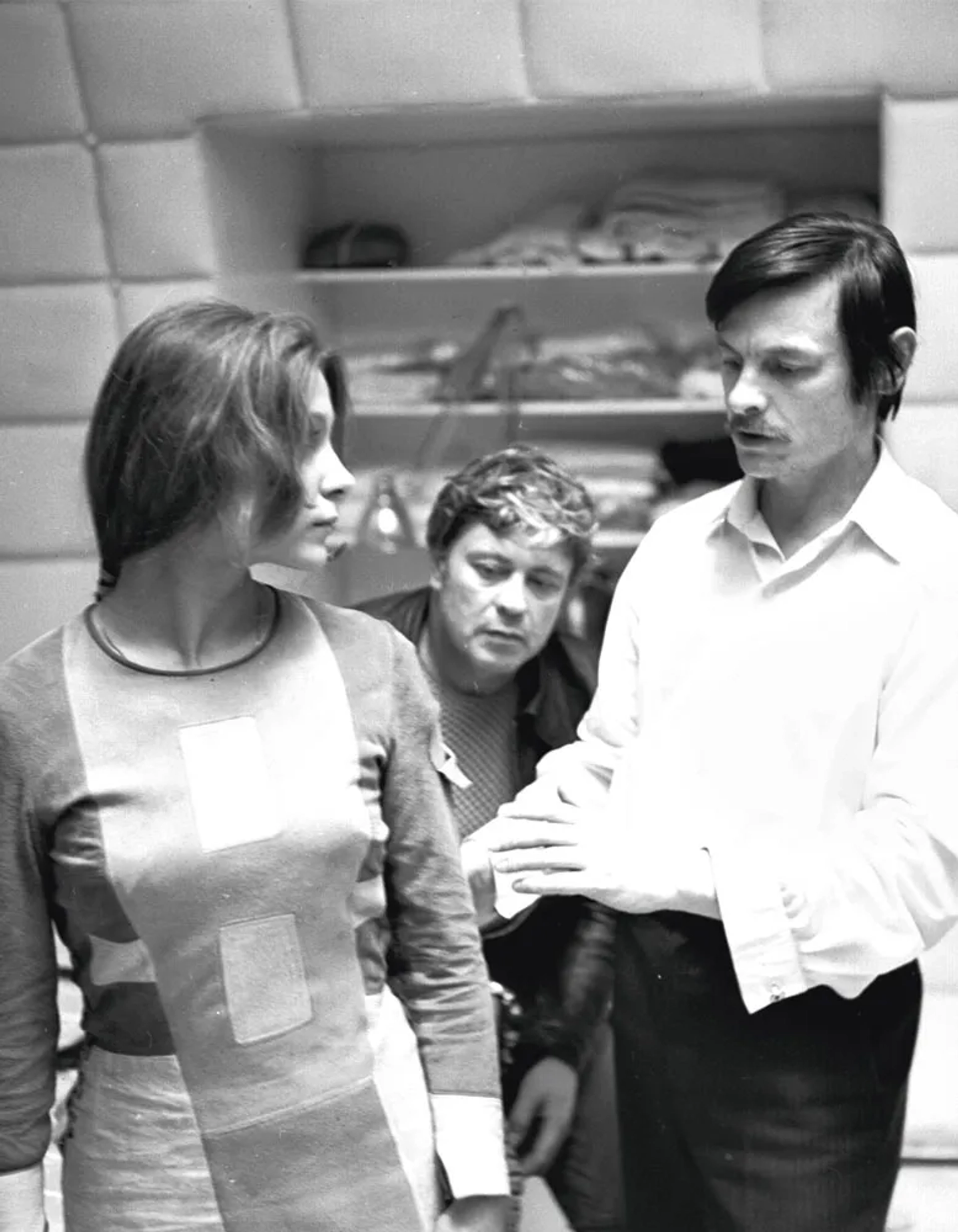 Andrei Tarkovsky, Donatas Banionis, and Natalya Bondarchuk in Solaris (1972)