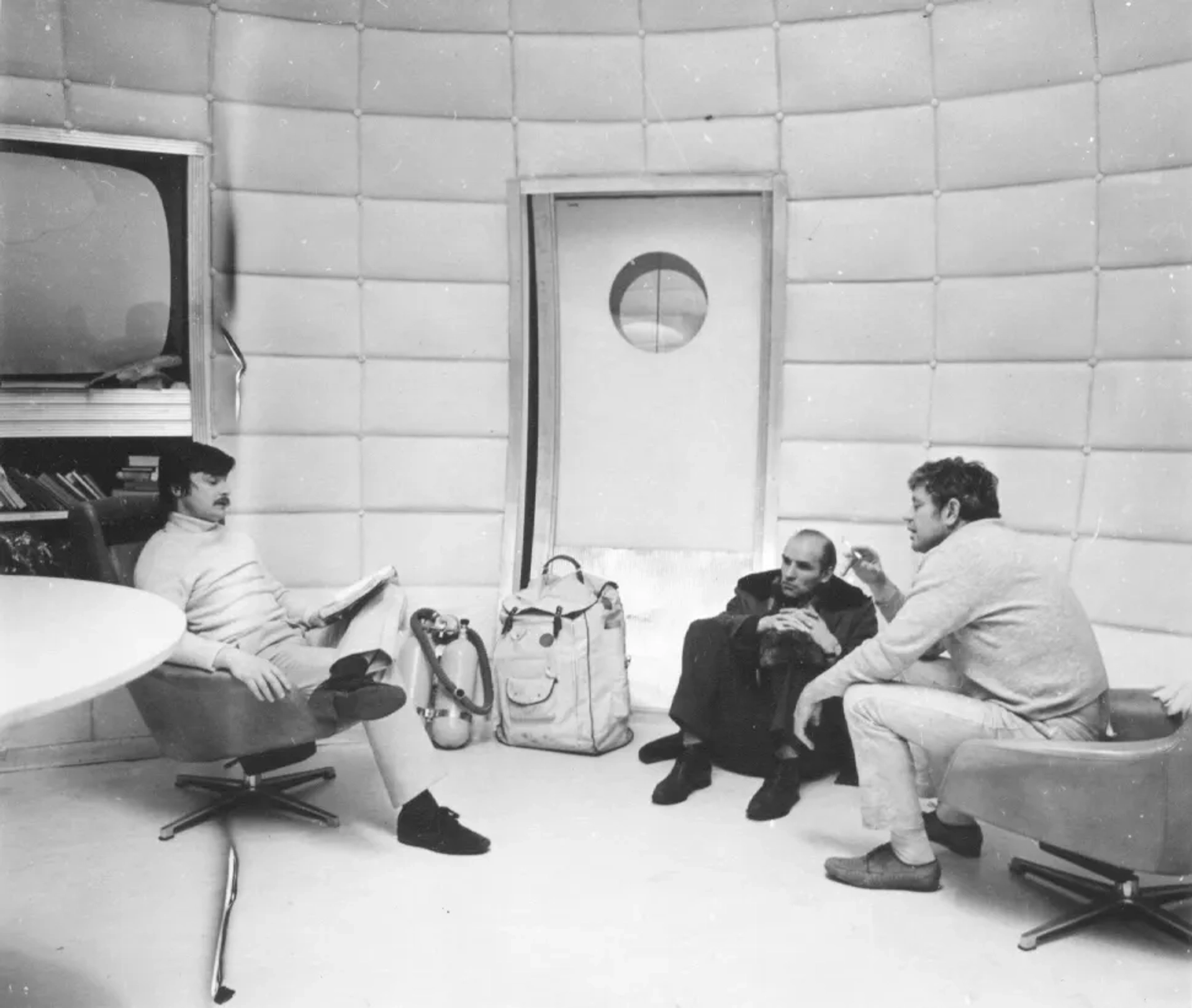 Andrei Tarkovsky, Donatas Banionis, and Anatoliy Solonitsyn in Solaris (1972)