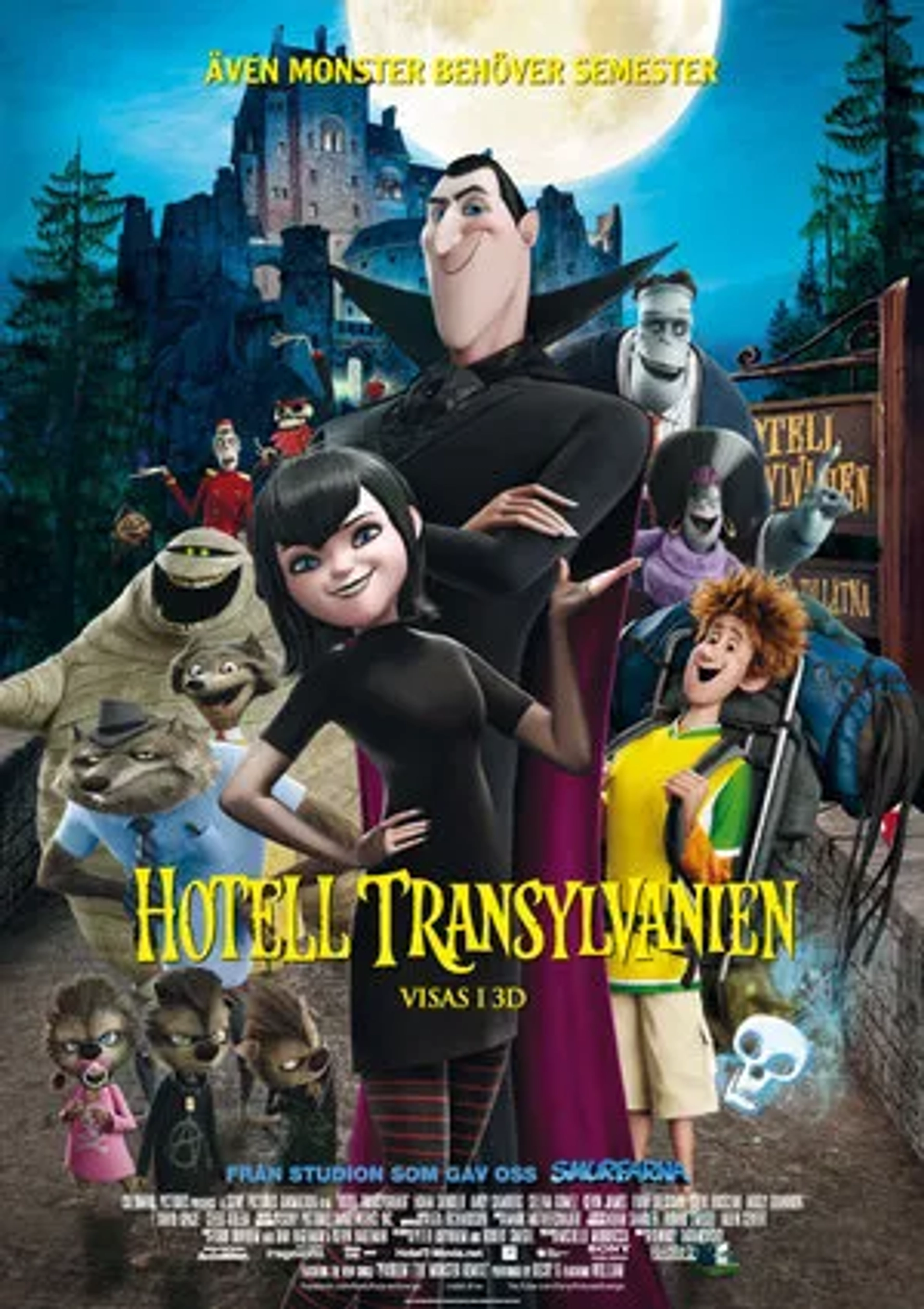 Steve Buscemi, Fran Drescher, Adam Sandler, David Spade, CeeLo Green, Luenell, Kevin James, Molly Shannon, Selena Gomez, Andy Samberg, Sadie Sandler, and Paul Brittain in Hotel Transylvania (2012)