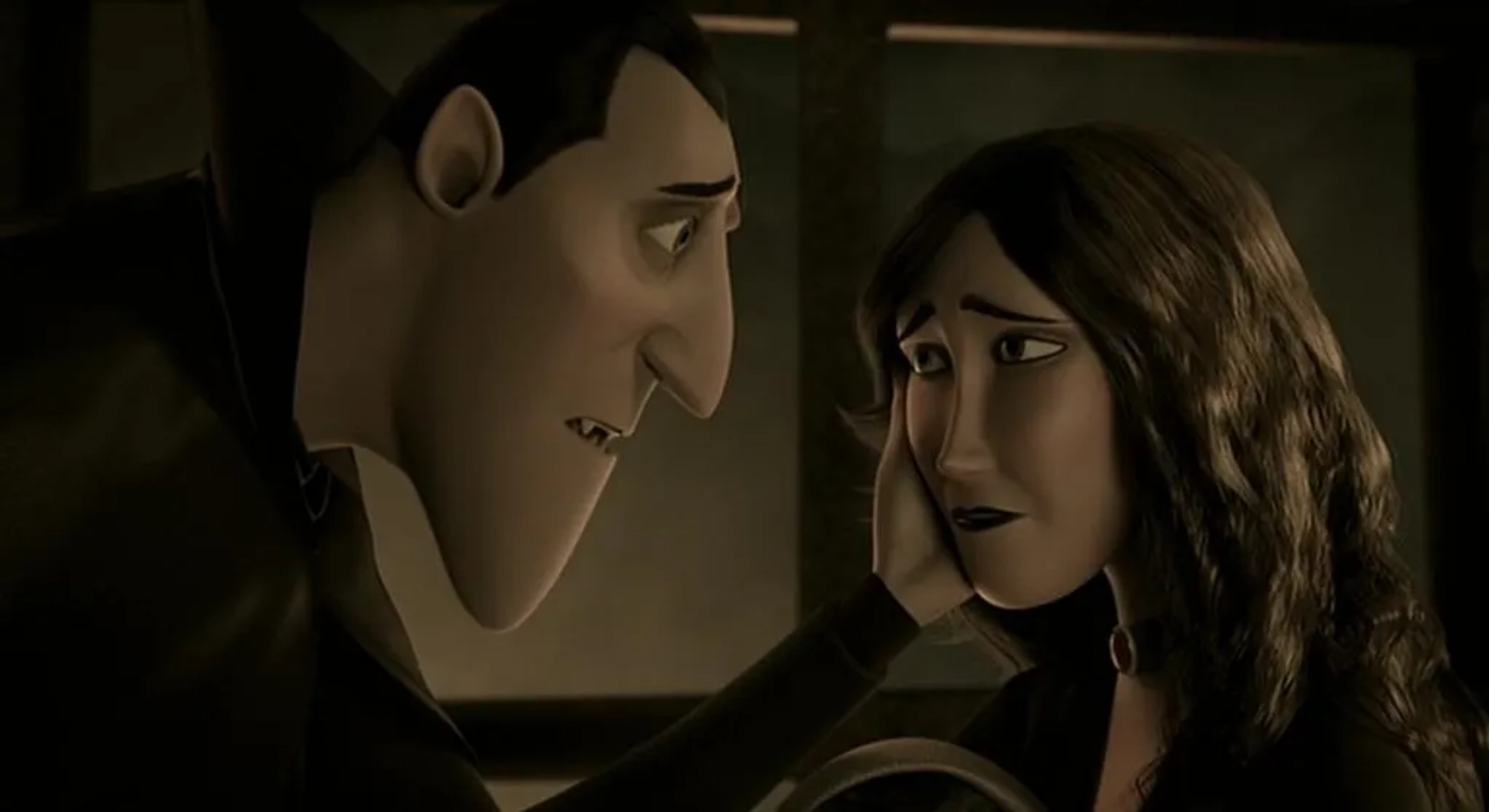 Adam Sandler and Jackie Sandler in Hotel Transylvania (2012)