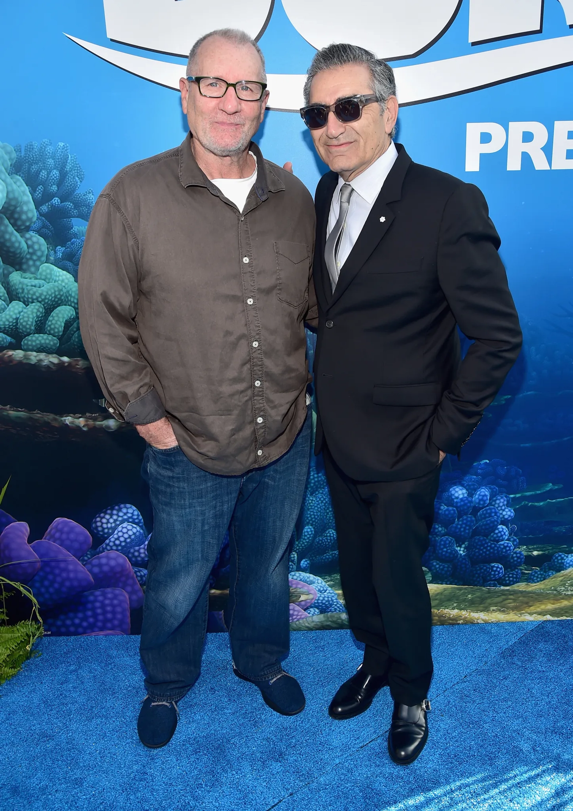 Eugene Levy and Ed O'Neill at an event for Finding Dory (2016)